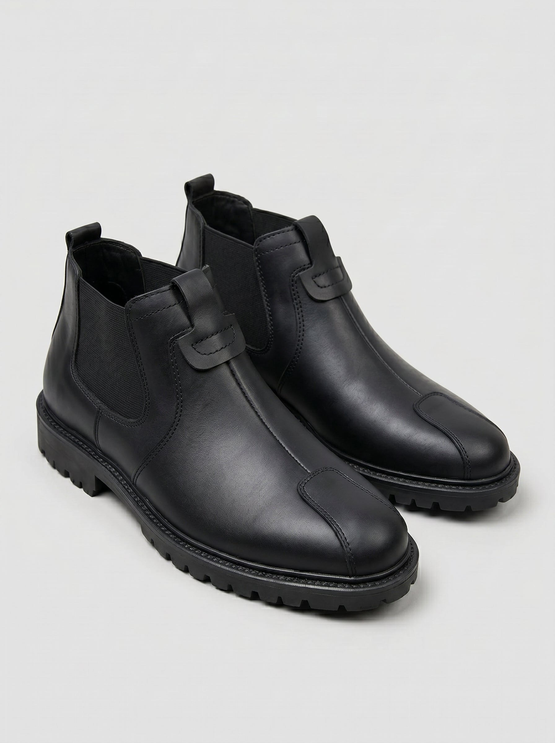 Men's Genuine Leather Biking Boot