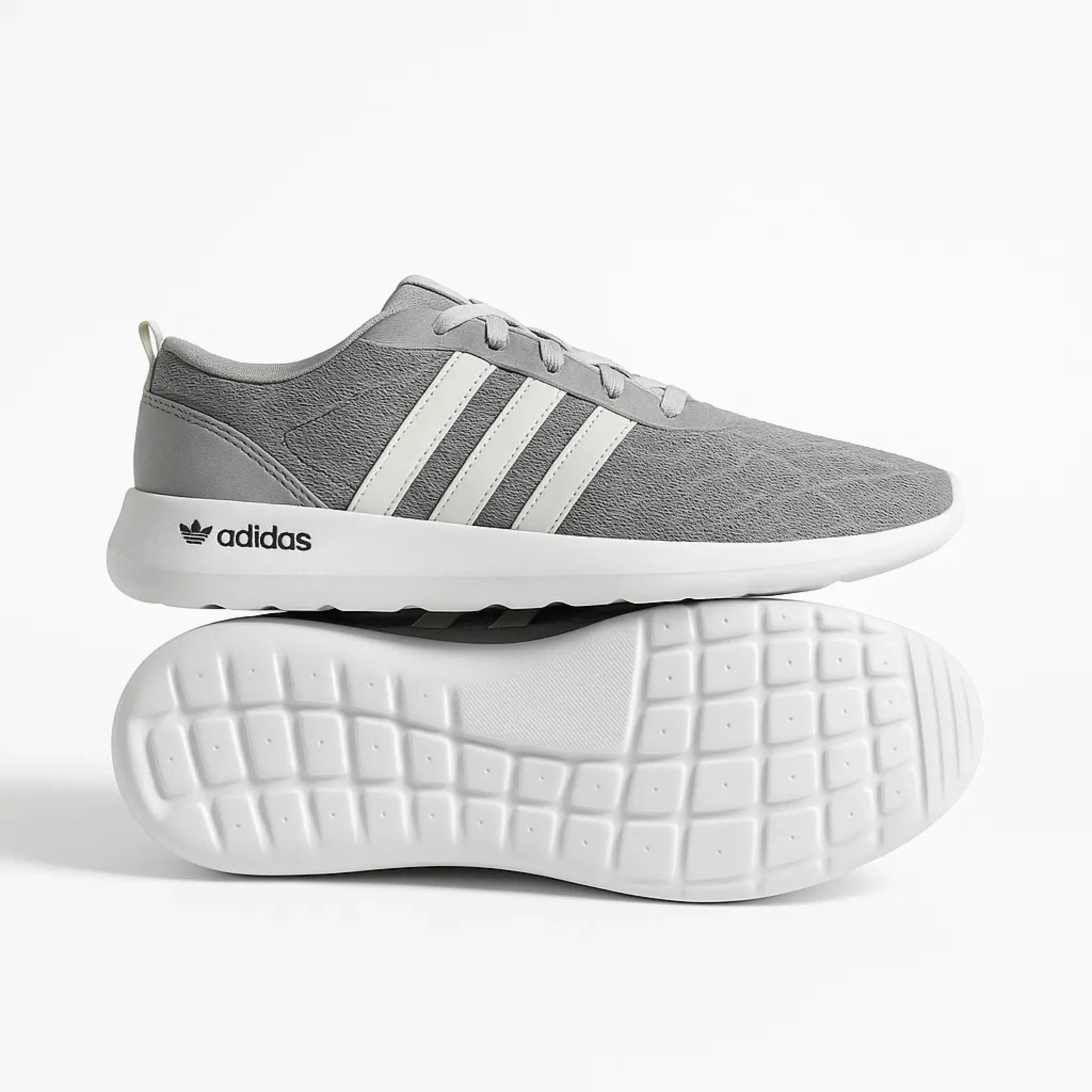 Casual Knit Sneakers - Lt Gray