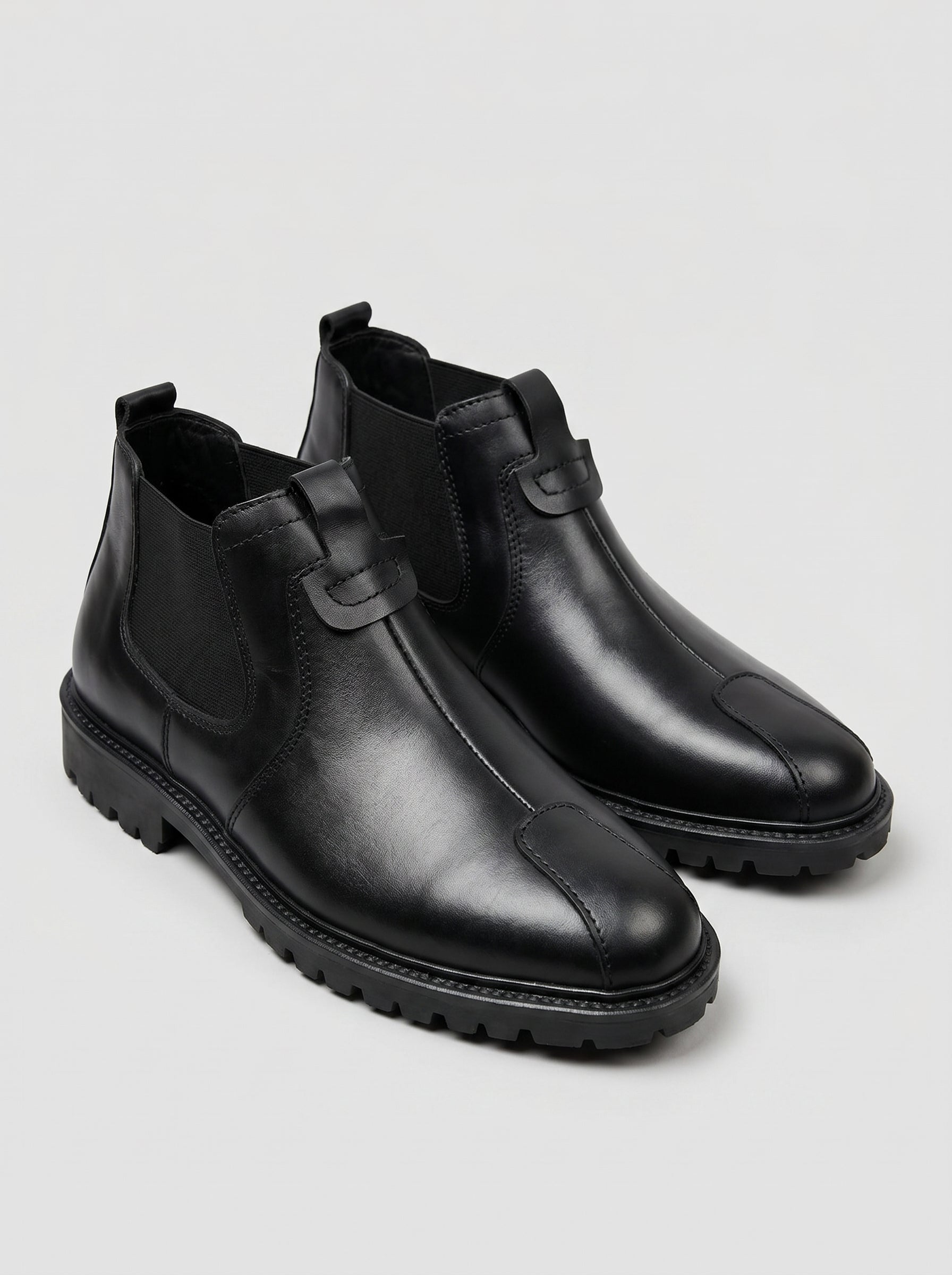 Men's Genuine Leather Biking Boot