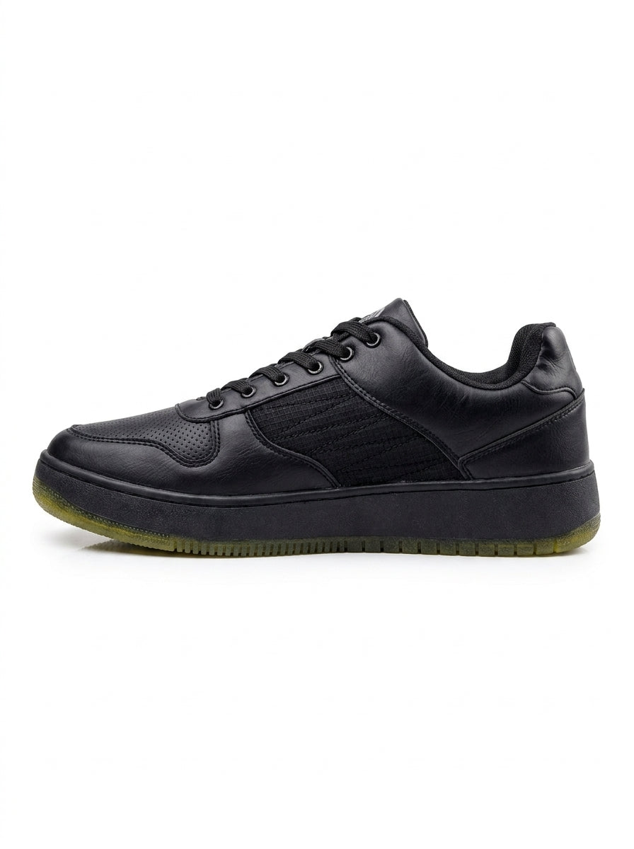 Men’s Classic Black Casual Sneakers