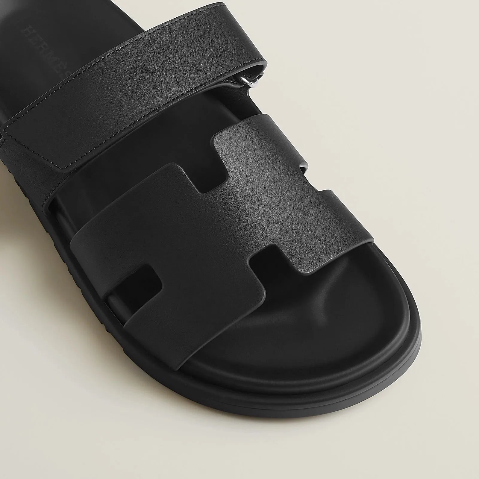 Men's Leather Sandal - BlackBoleXEasyStep Edition 1001
