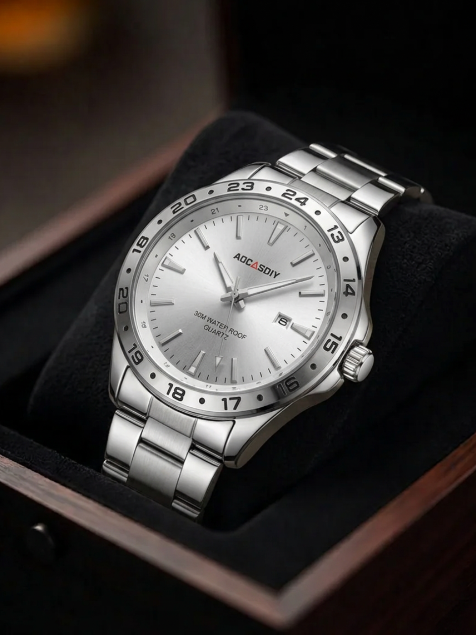 Astrion Silver – Water Resistant Quartz Watch