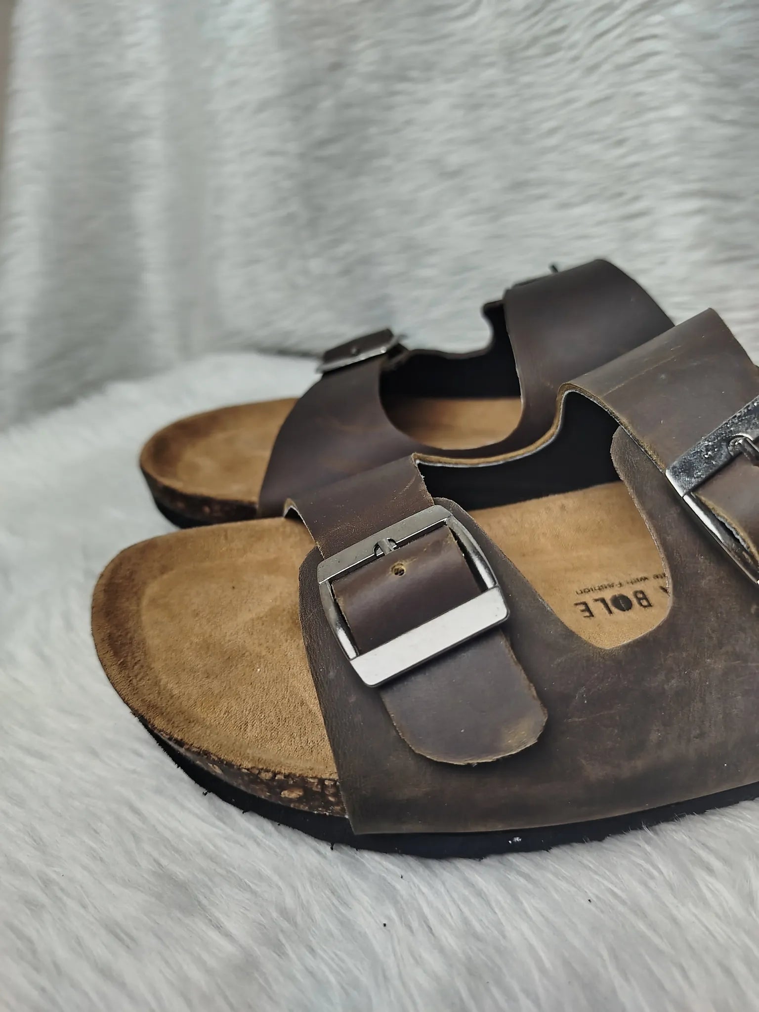 Arizona Men's Leather Sandals - BlackBole Edition A02