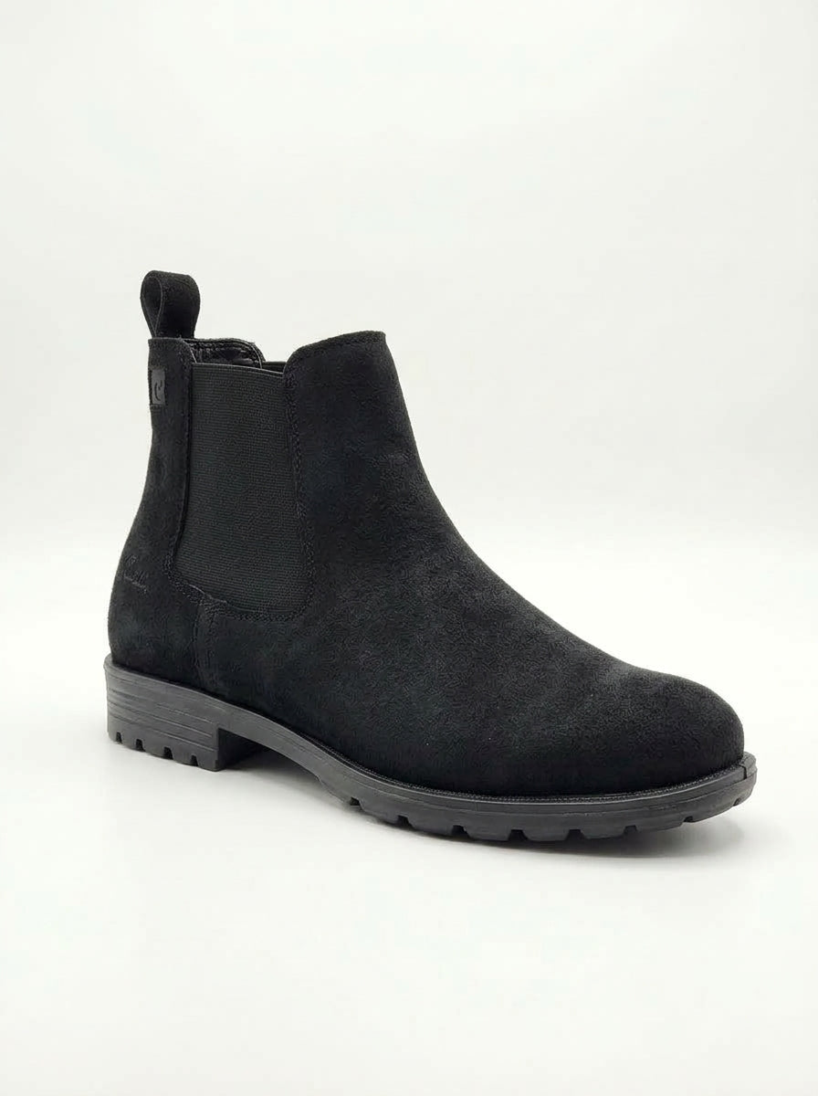 Pierre Cardin Italian Shape Chelsea Boot - Genuine Leather Black