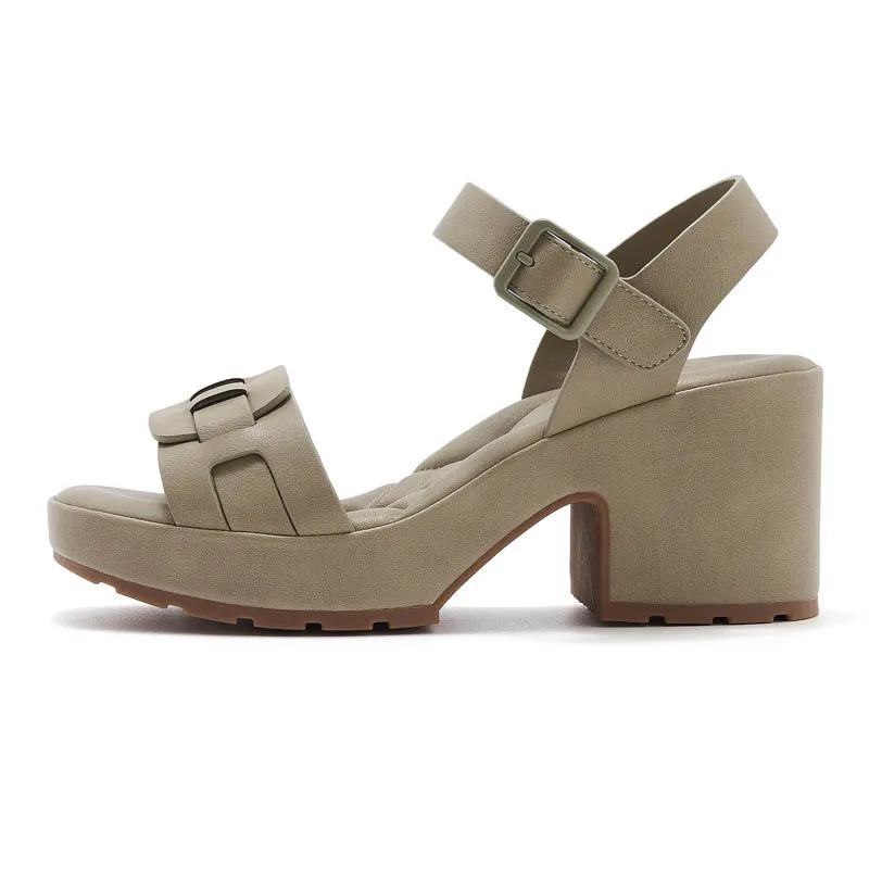 Platform Buckle Sandal