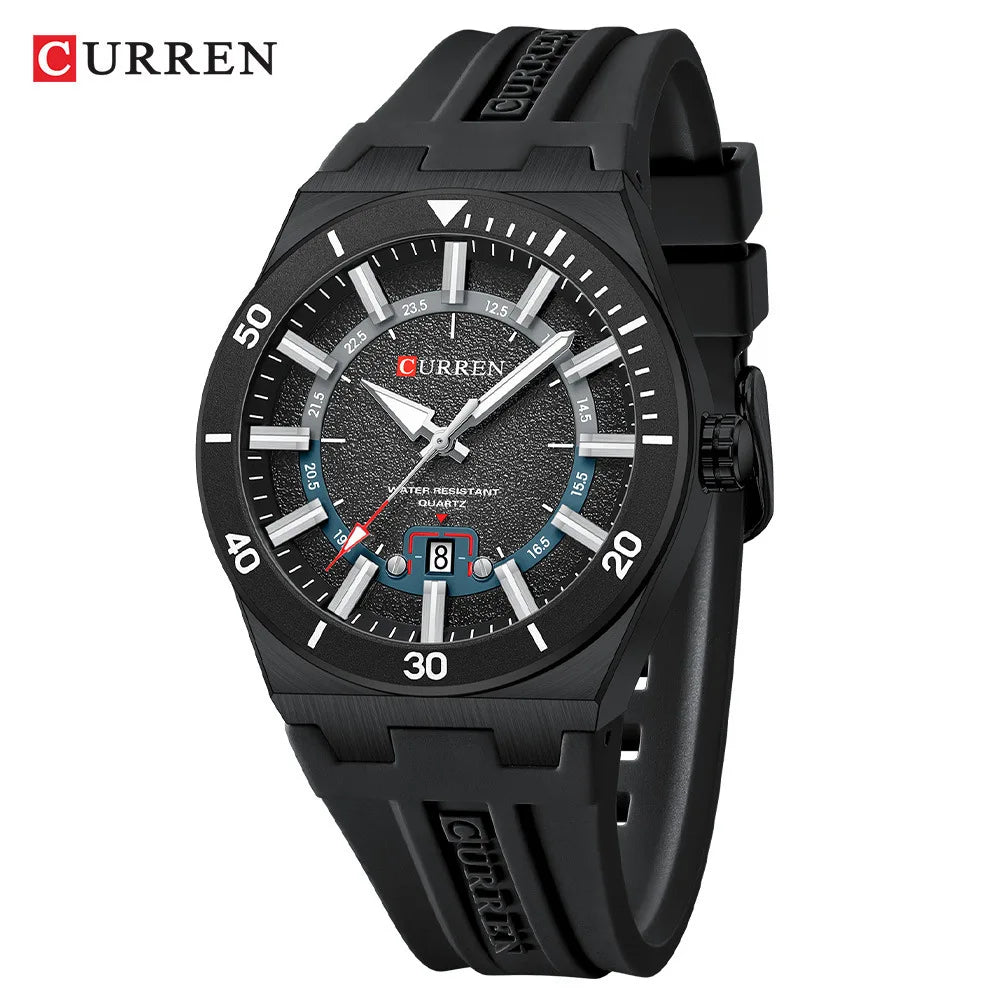 Rotating Bezel Dive Watch in black