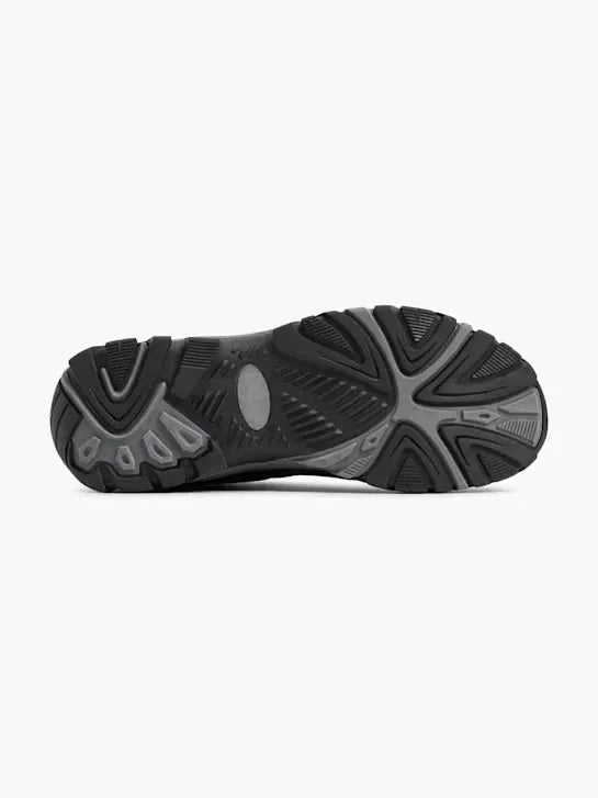 Black and gray athletic shoe on a white background - BlackBole High Quality Shoe