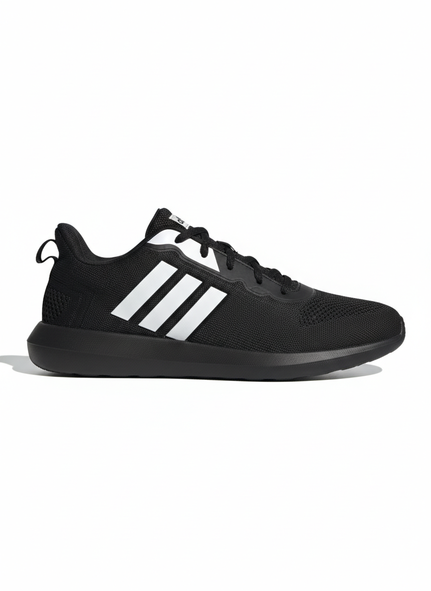 Casual Knit Sneakers – Black (New Arrival)
