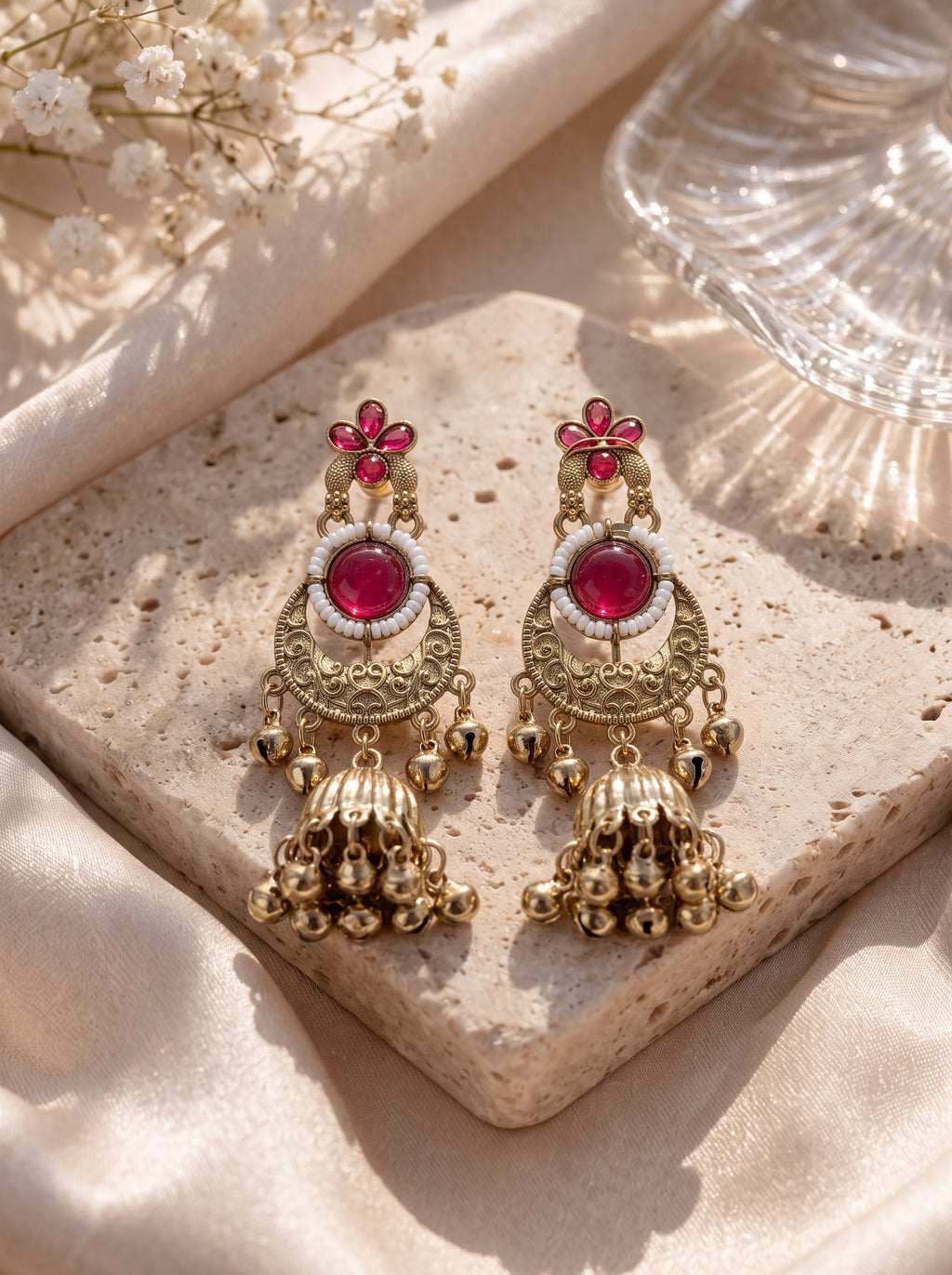 Kashmiri Royale Jhumka Earrings