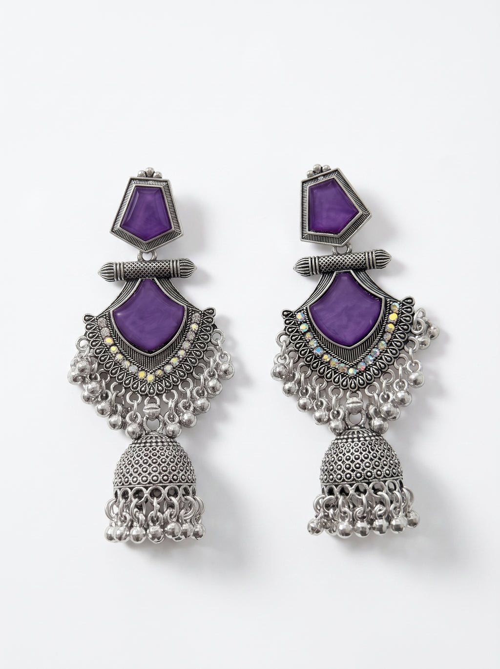 Emerald Noor Kashmiri Jhumka