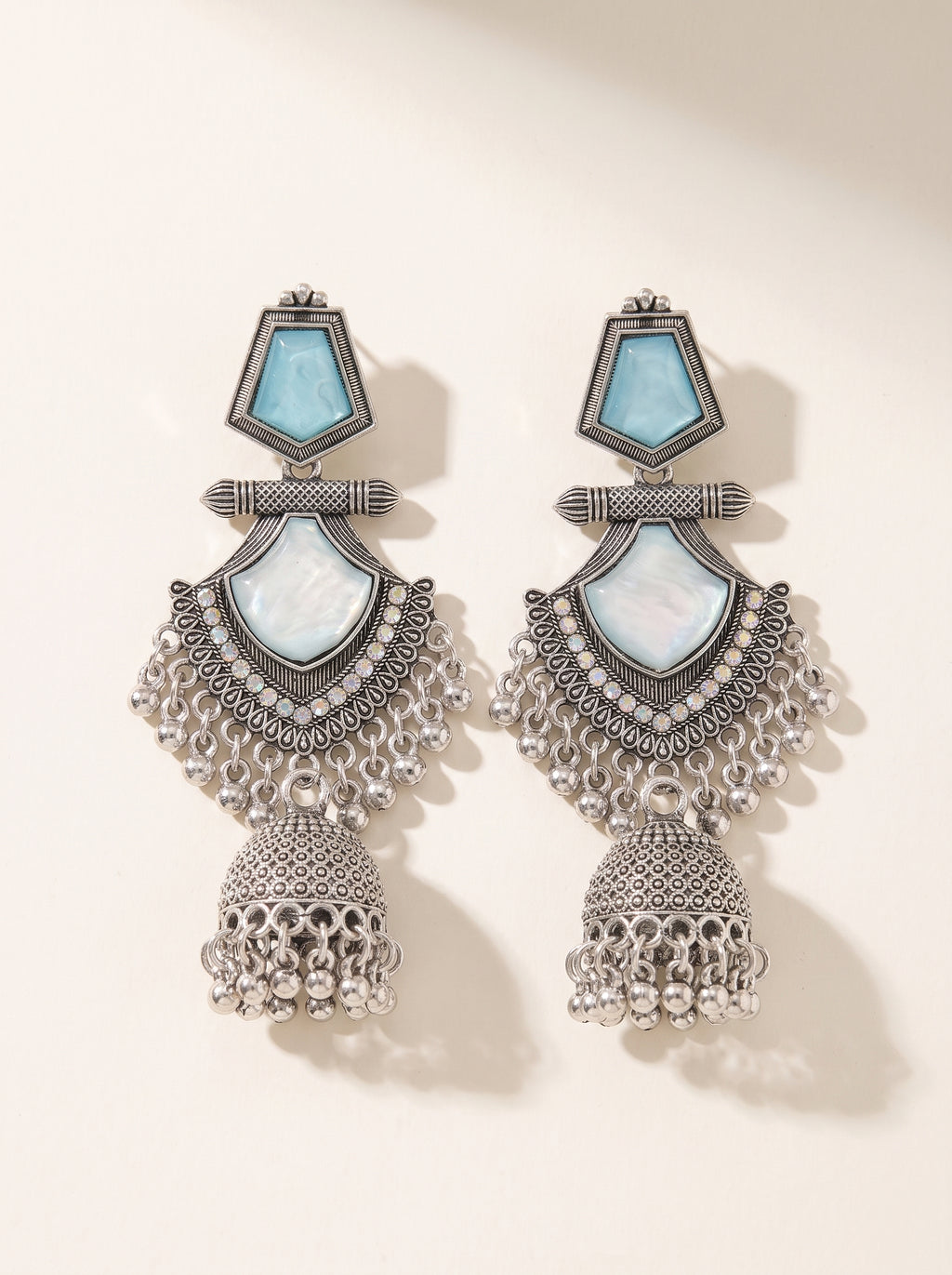 Emerald Noor Kashmiri Jhumka