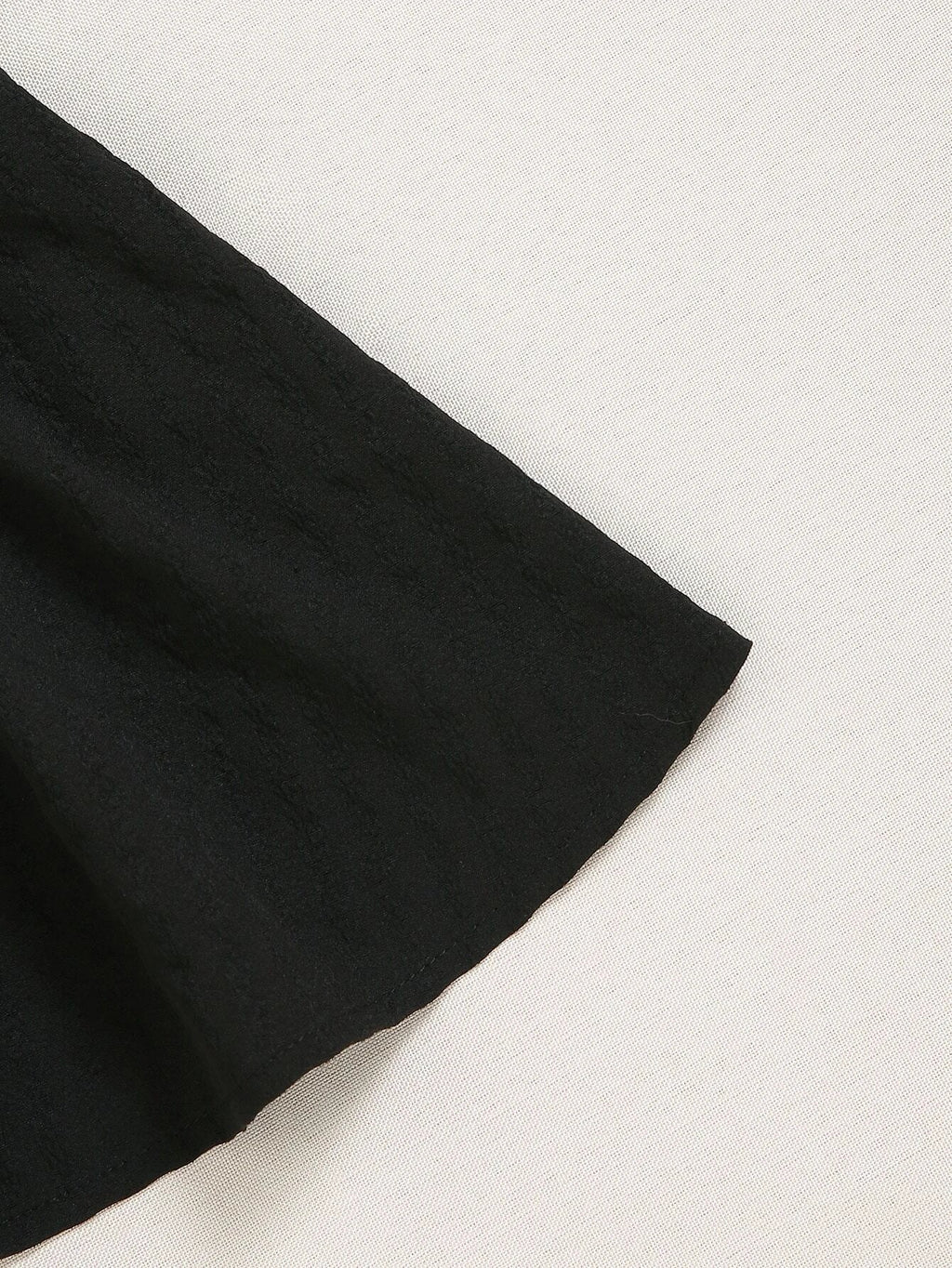 Black fabric corner on a light gray background - BlackBole High Quality Western Dress