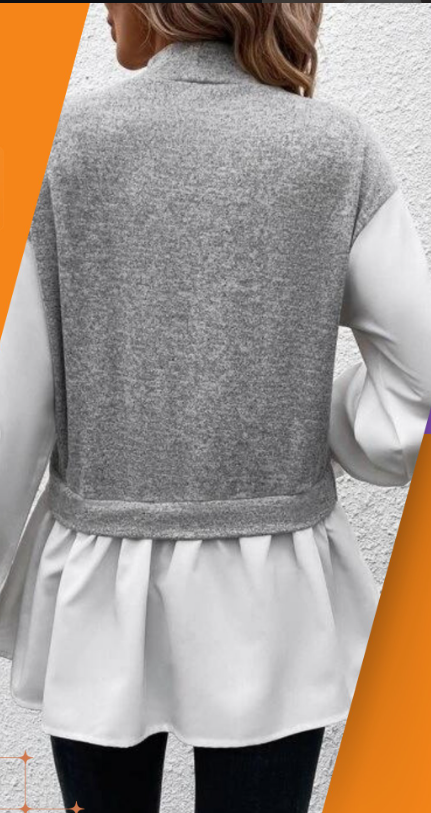 High mock turtleneck in a ribbed knit texture dress