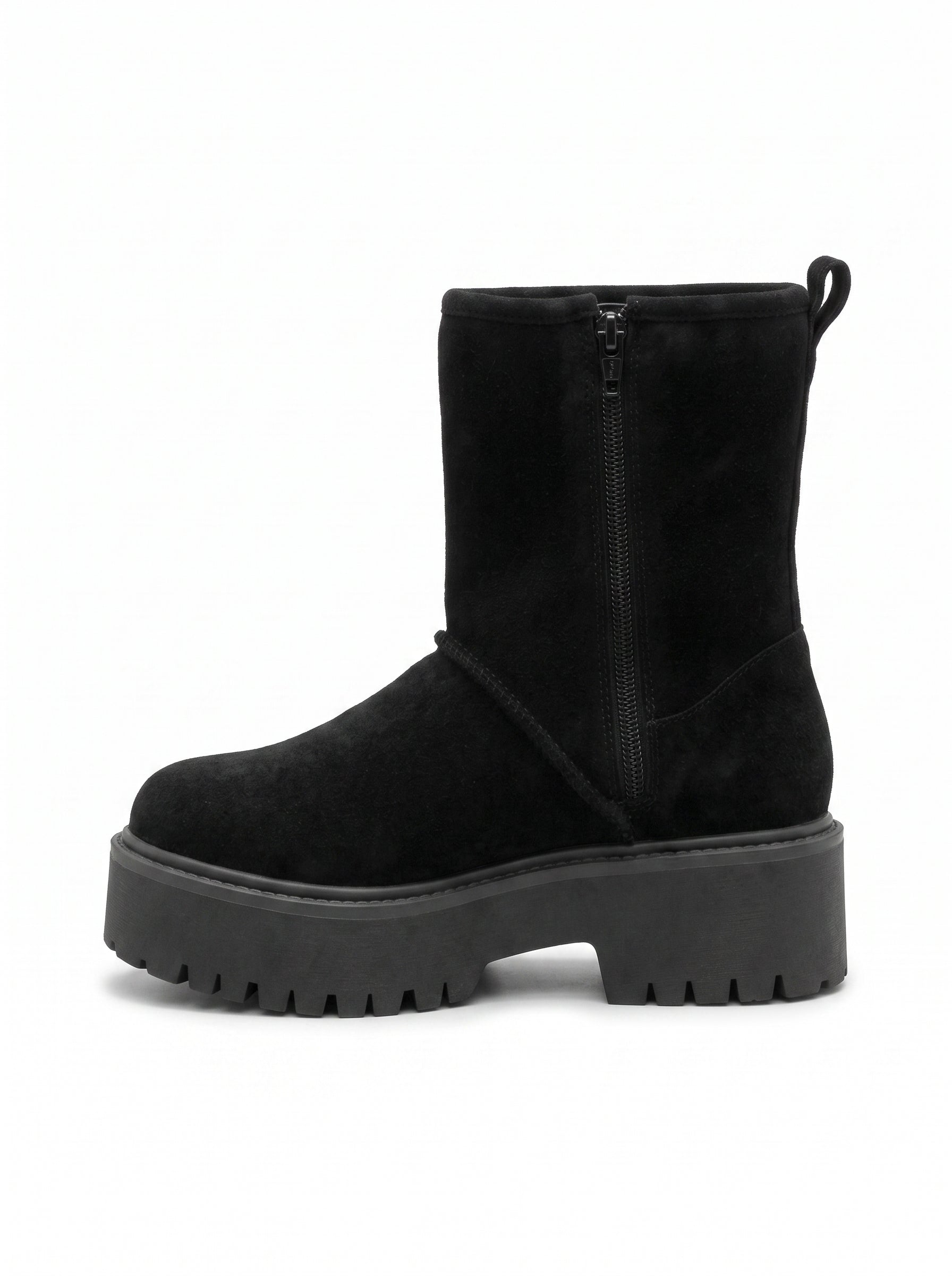 Women's 3-Inch Platform Heel Zip Boot