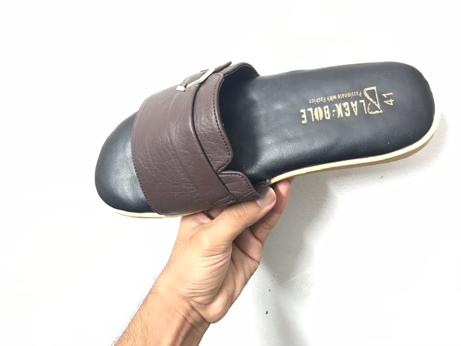 Men's Leather Sandal - BlackBole Edition 1015