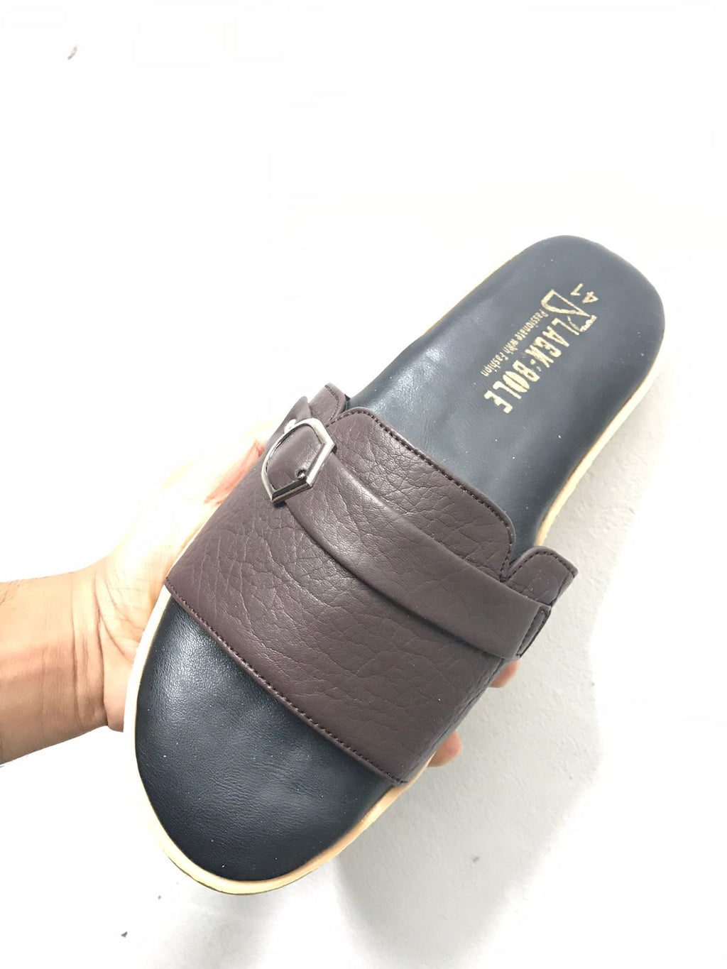 Men's Leather Sandal - BlackBole Edition 1015