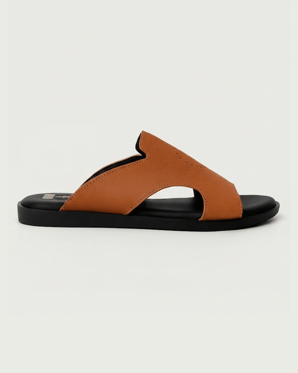 BlackBole Bob Leather Sandal - 1018 Brown - BlackBole