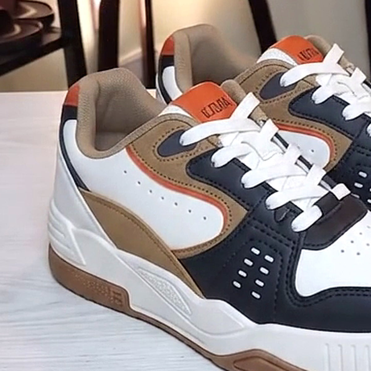 Court Classic sneaker side panel and chunky sole
