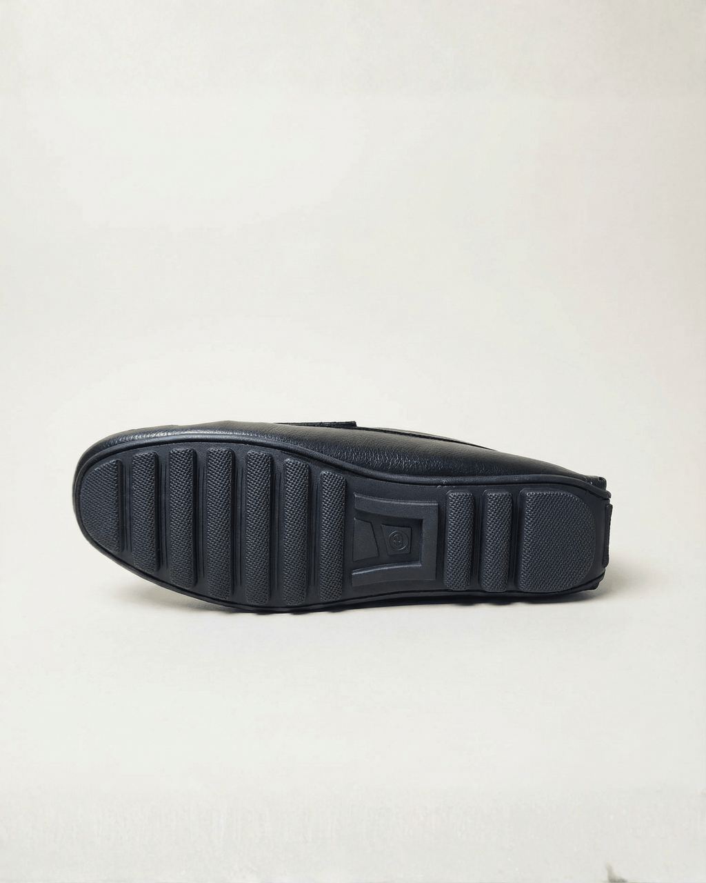 Handcrafted Leather Slip-On Moccasins Black - BlackBole
