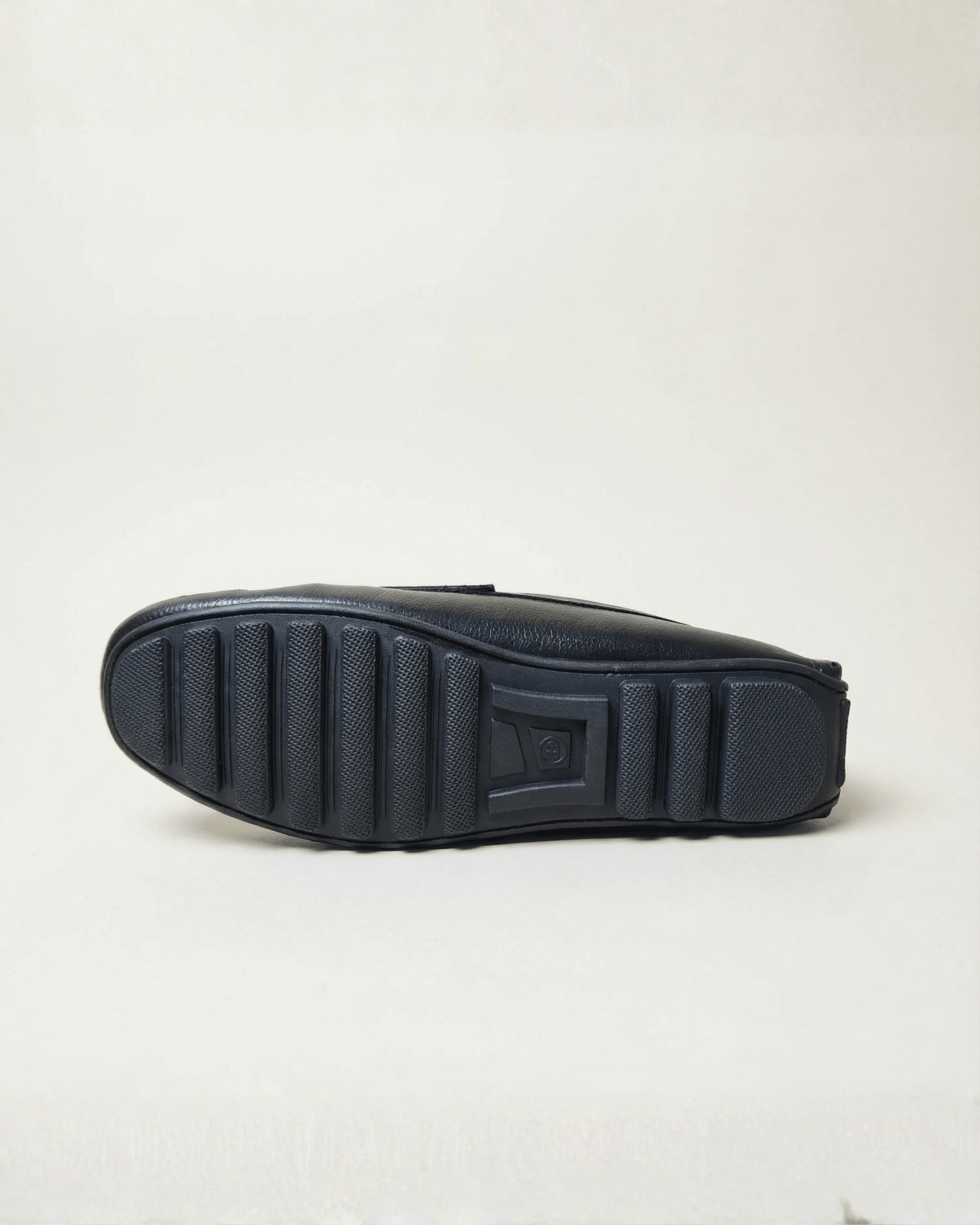 Handcrafted Leather Slip-On Moccasins Black - BlackBole