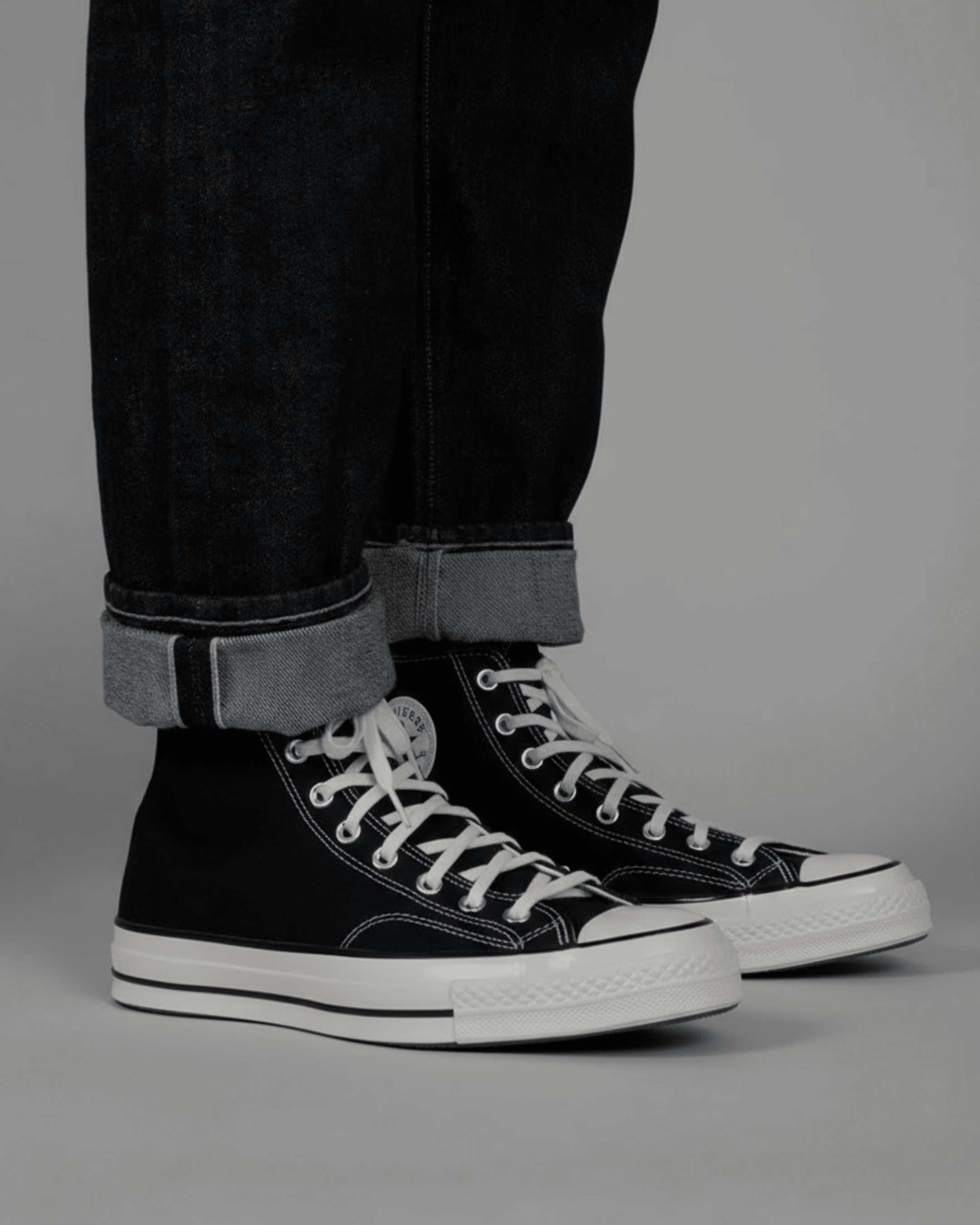 High Neck Converse Sports Sneaker - BlackBole