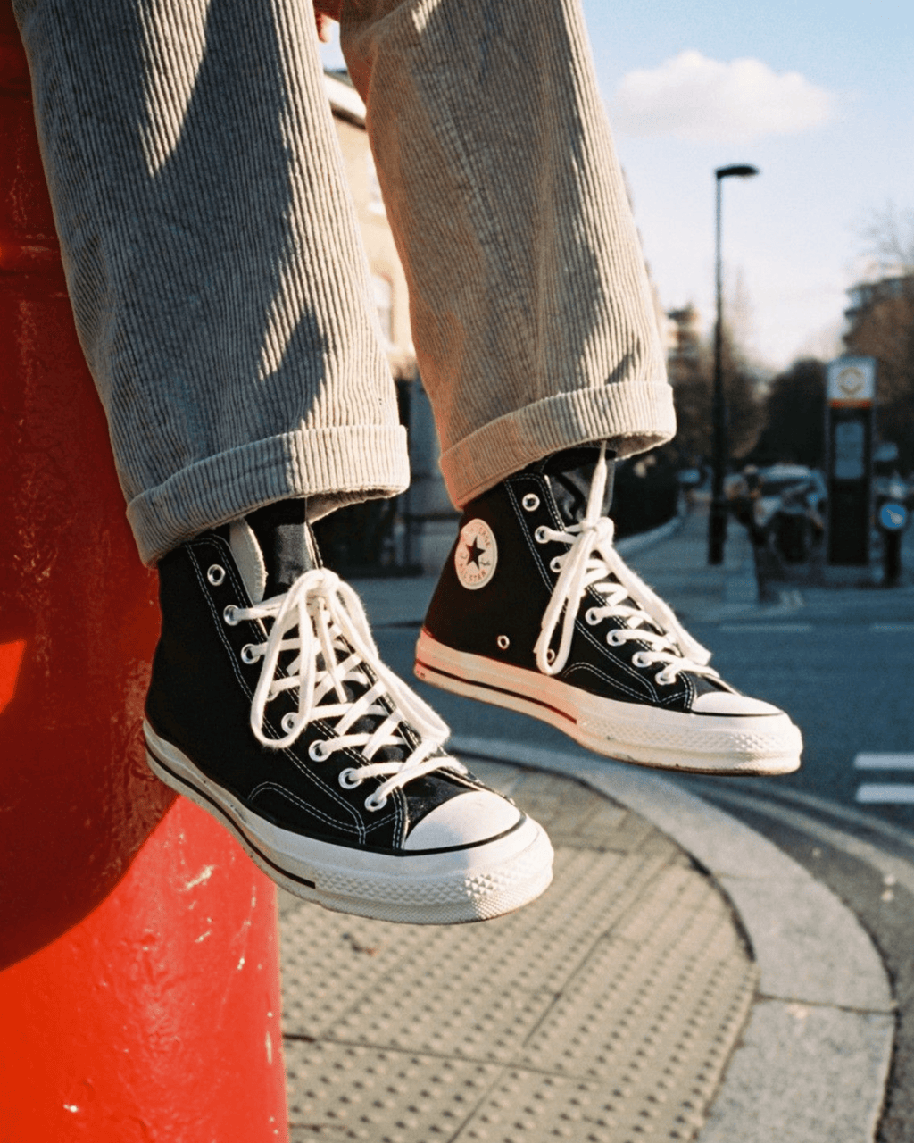 High Neck Converse Sports Sneaker - BlackBole