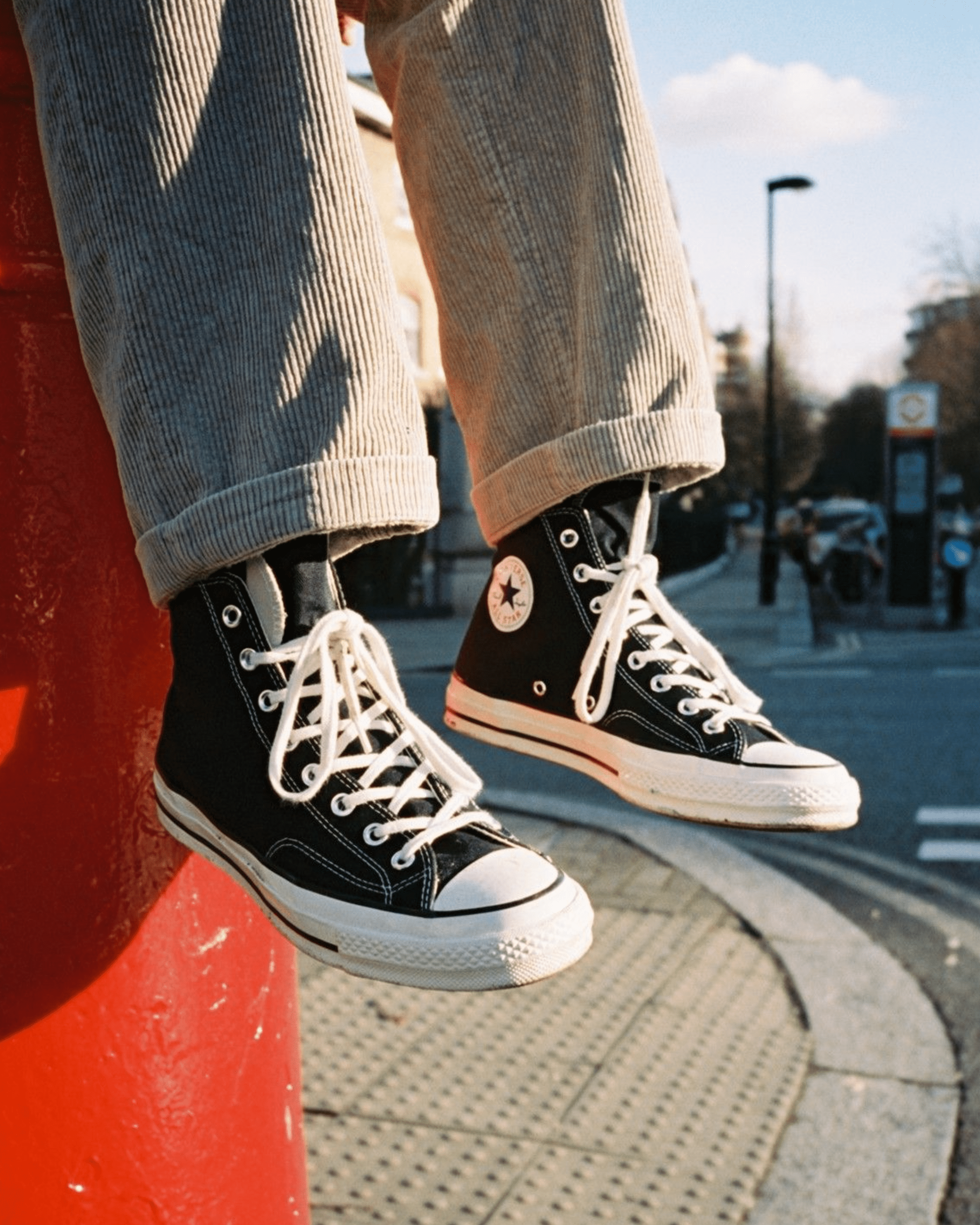 High Neck Converse Sports Sneaker - BlackBole