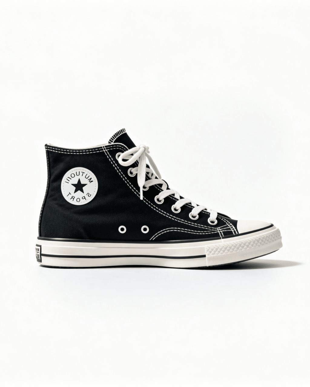 High Neck Converse Sports Sneaker - BlackBole