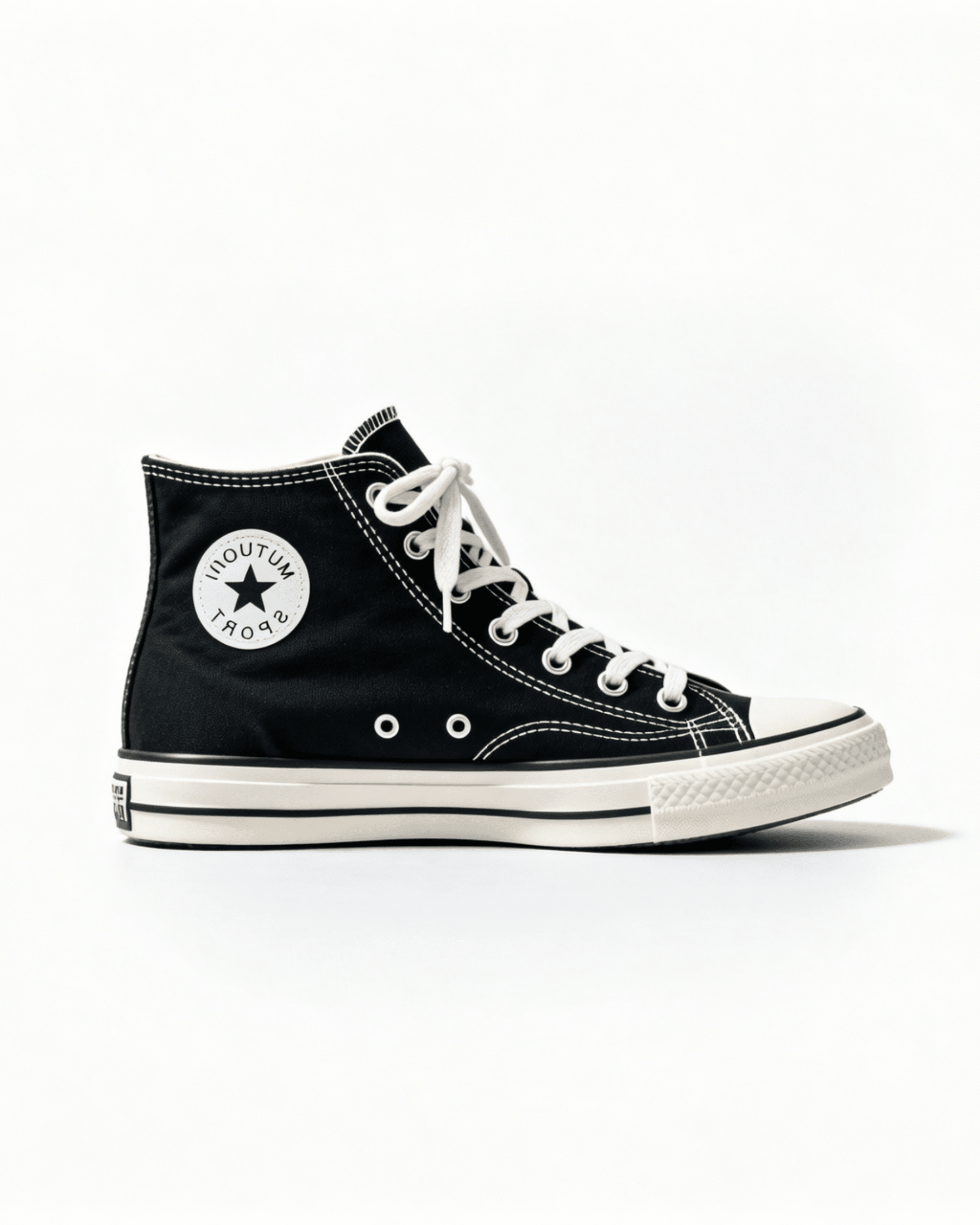 High Neck Converse Sports Sneaker - BlackBole
