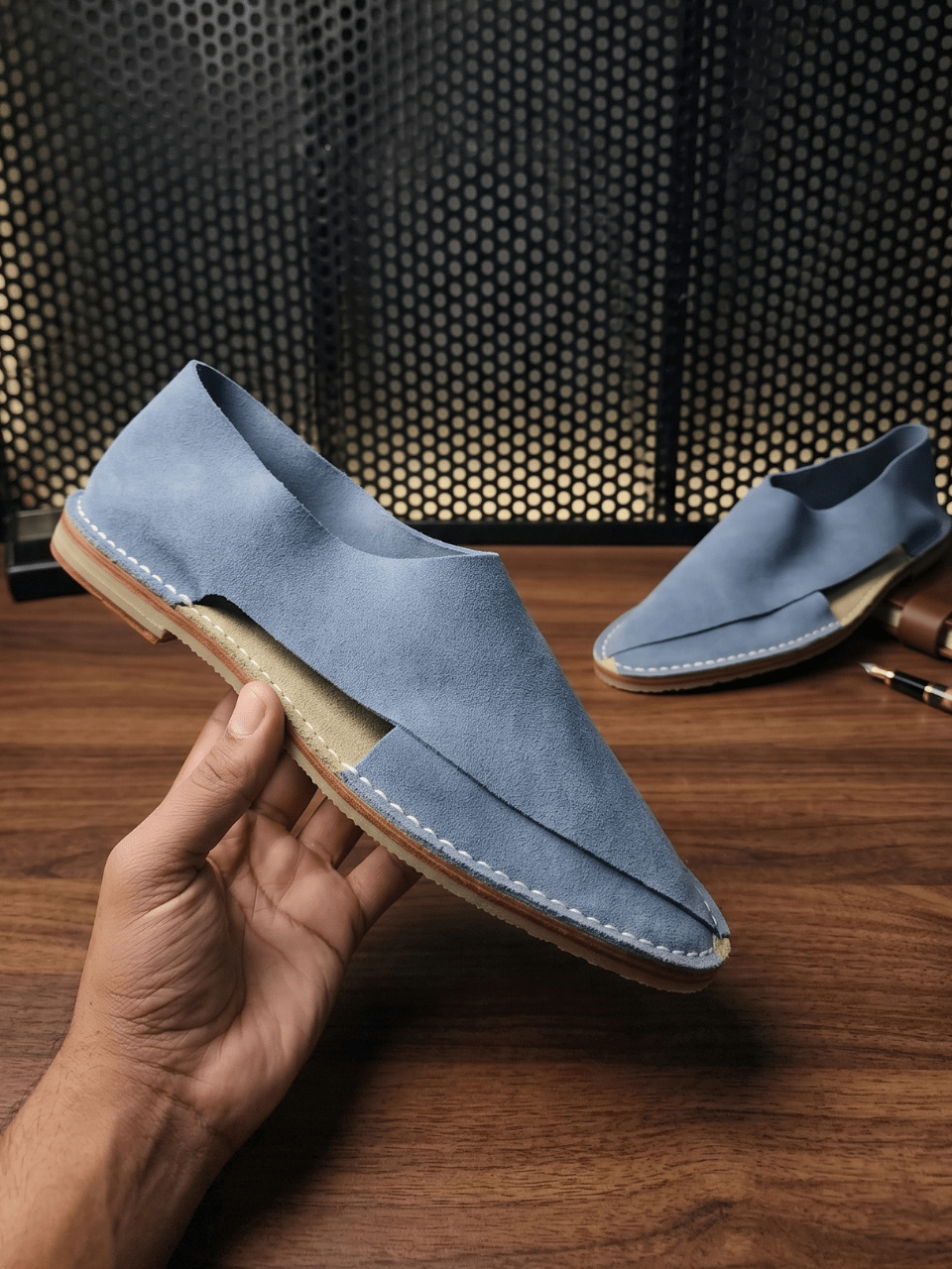 Jacques Solovière Biarritz Handcrafted Sandal - BlackBole