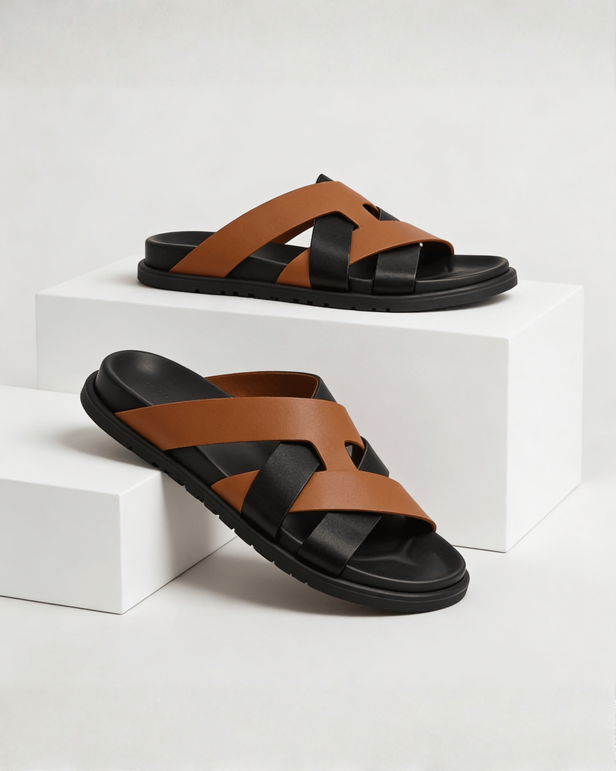 Kazimir Sandal - Genuine Leather BlackBole Edition - BlackBole