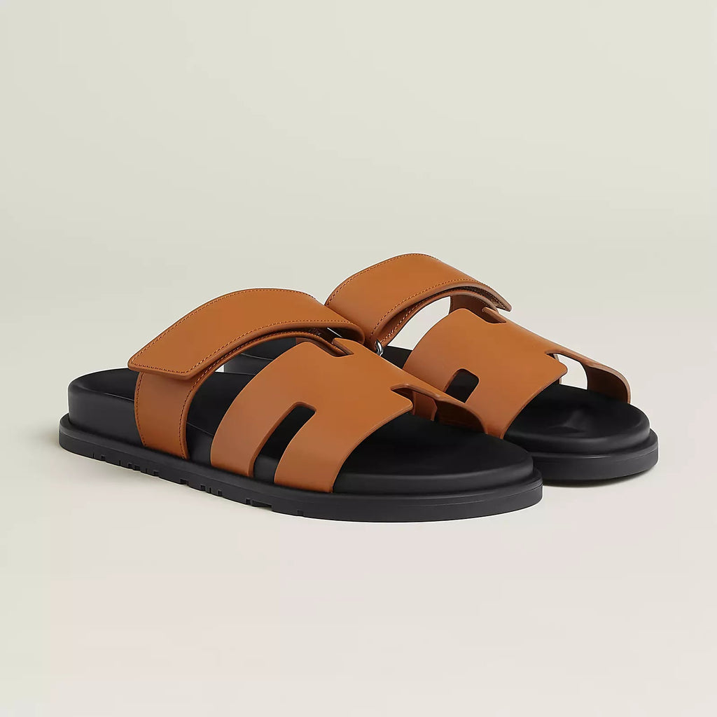 Men's Leather Sandal - BlackBoleXEasyStep Edition 1001 - BlackBole