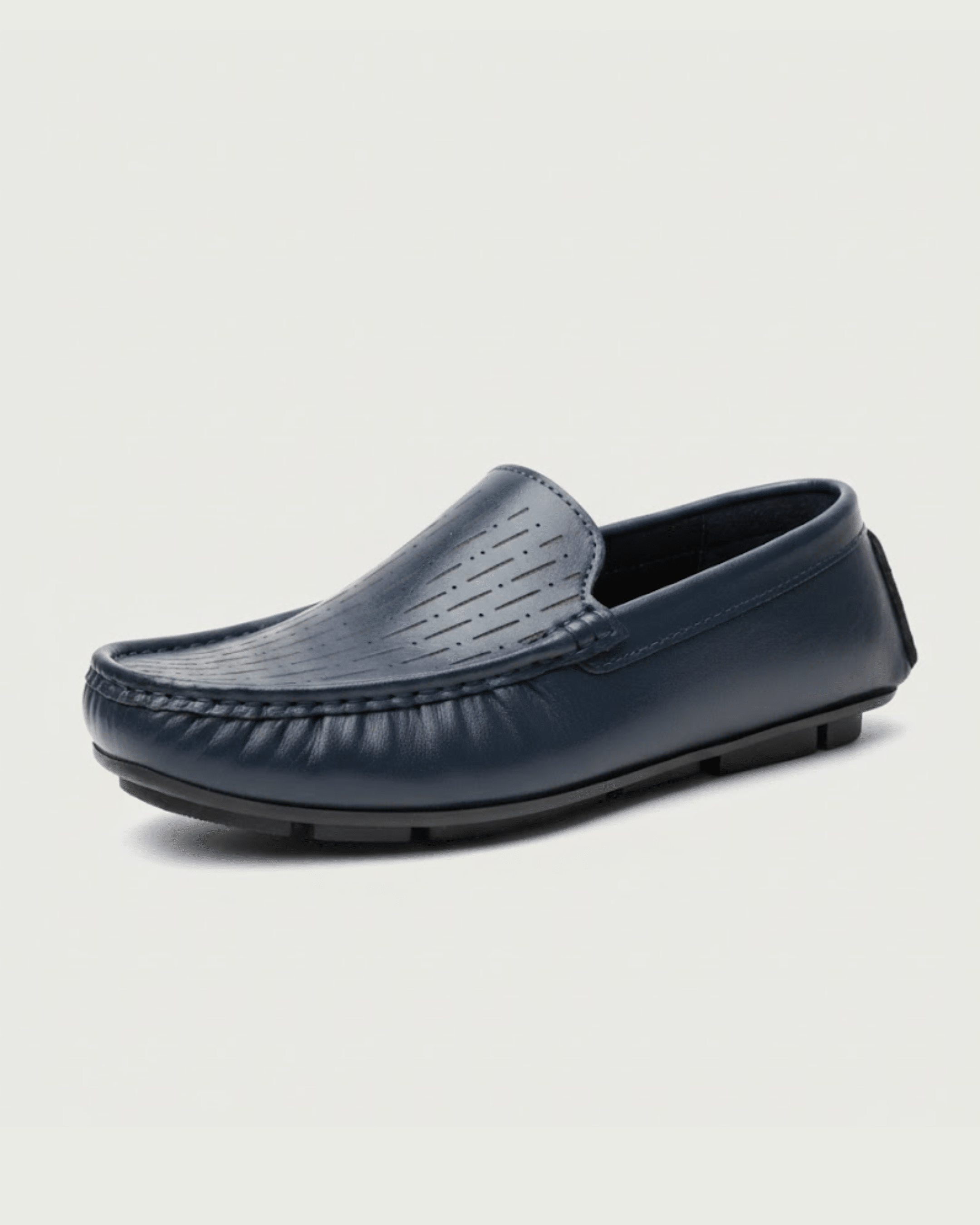 Men's Moccasin Genuine Leather BBL0001 - BlackBole