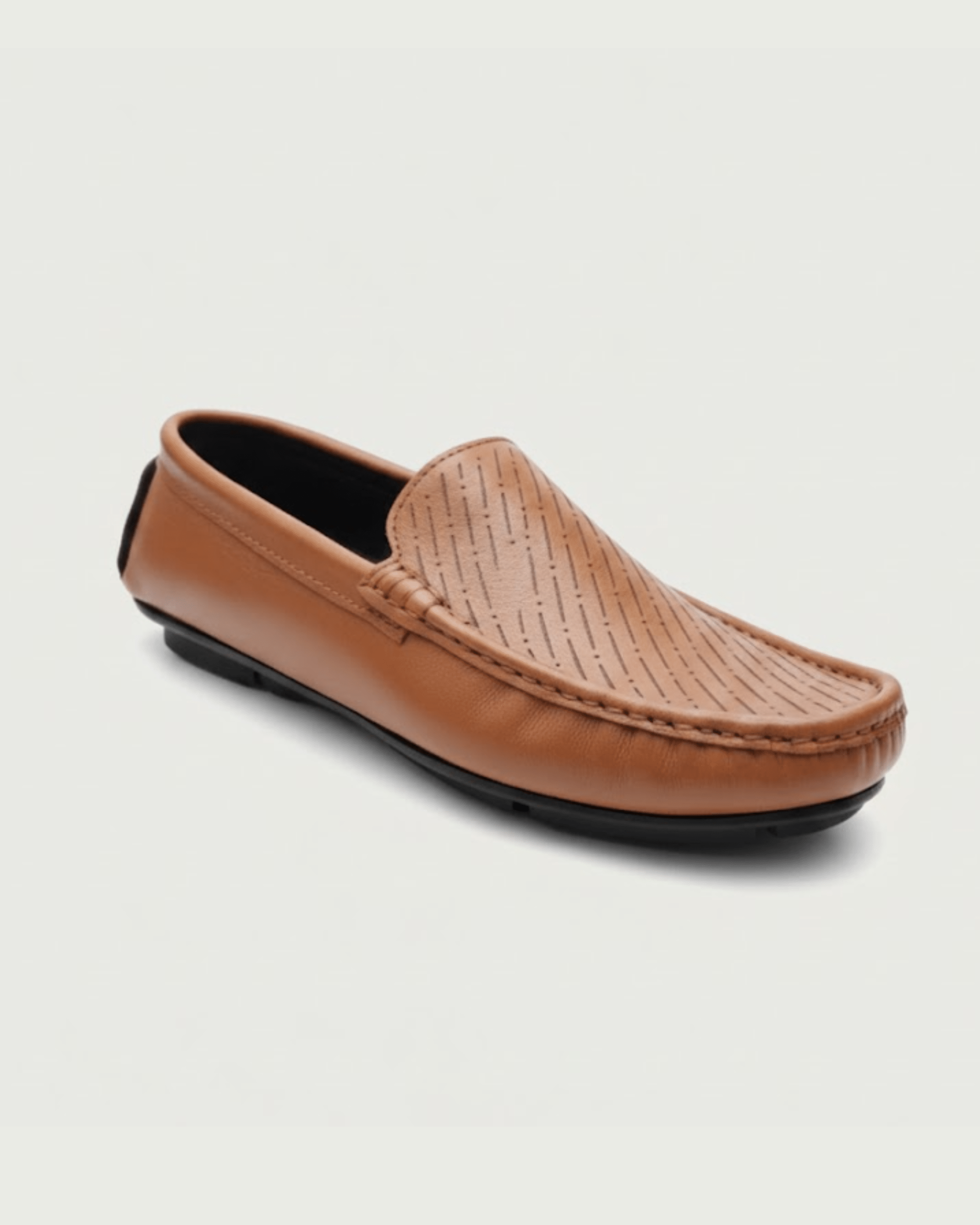 Men's Moccasin Genuine Leather BBL0001 - BlackBole