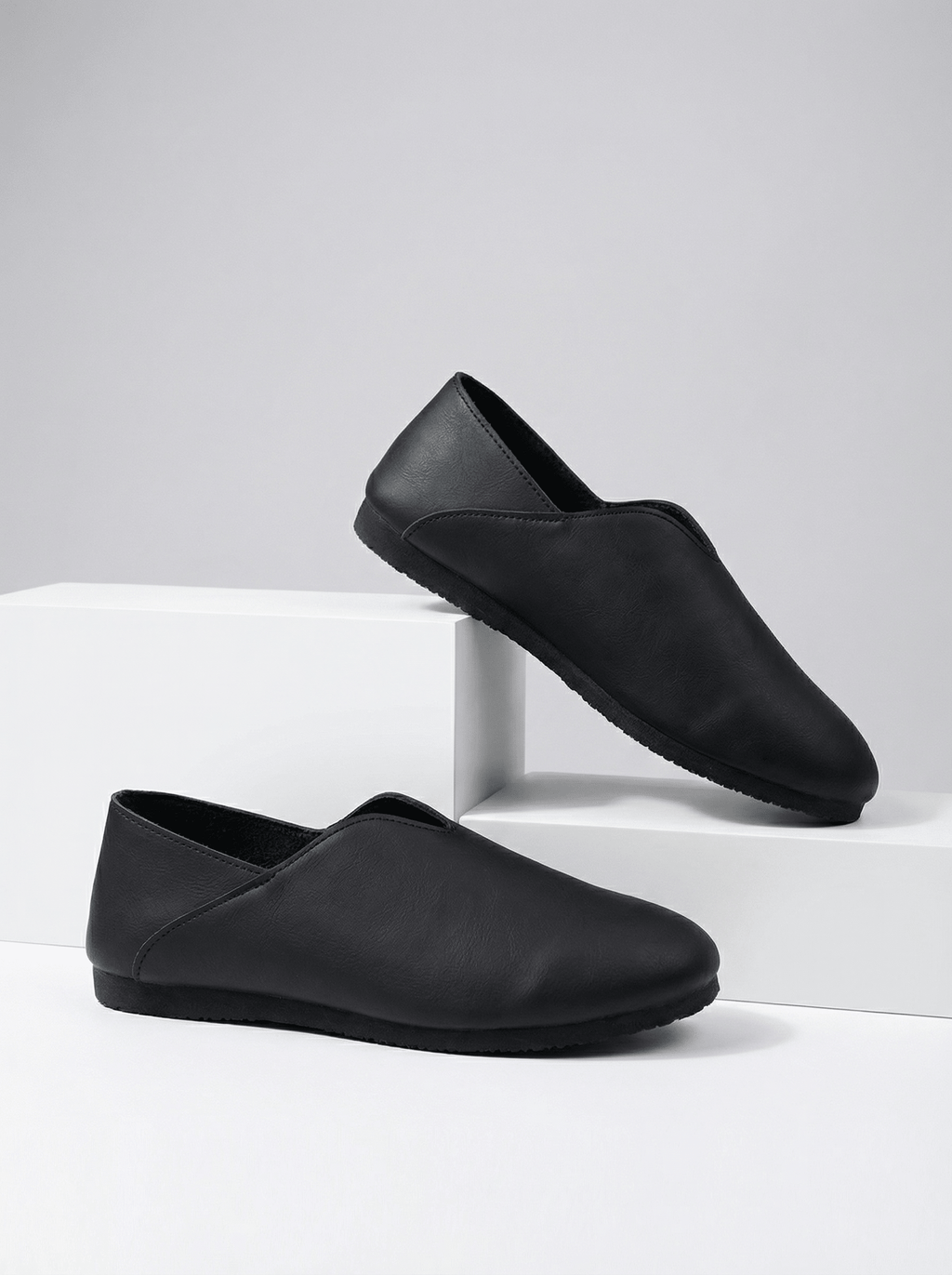 Nawabi Pakistani Punjabi Shoe - BlackBole
