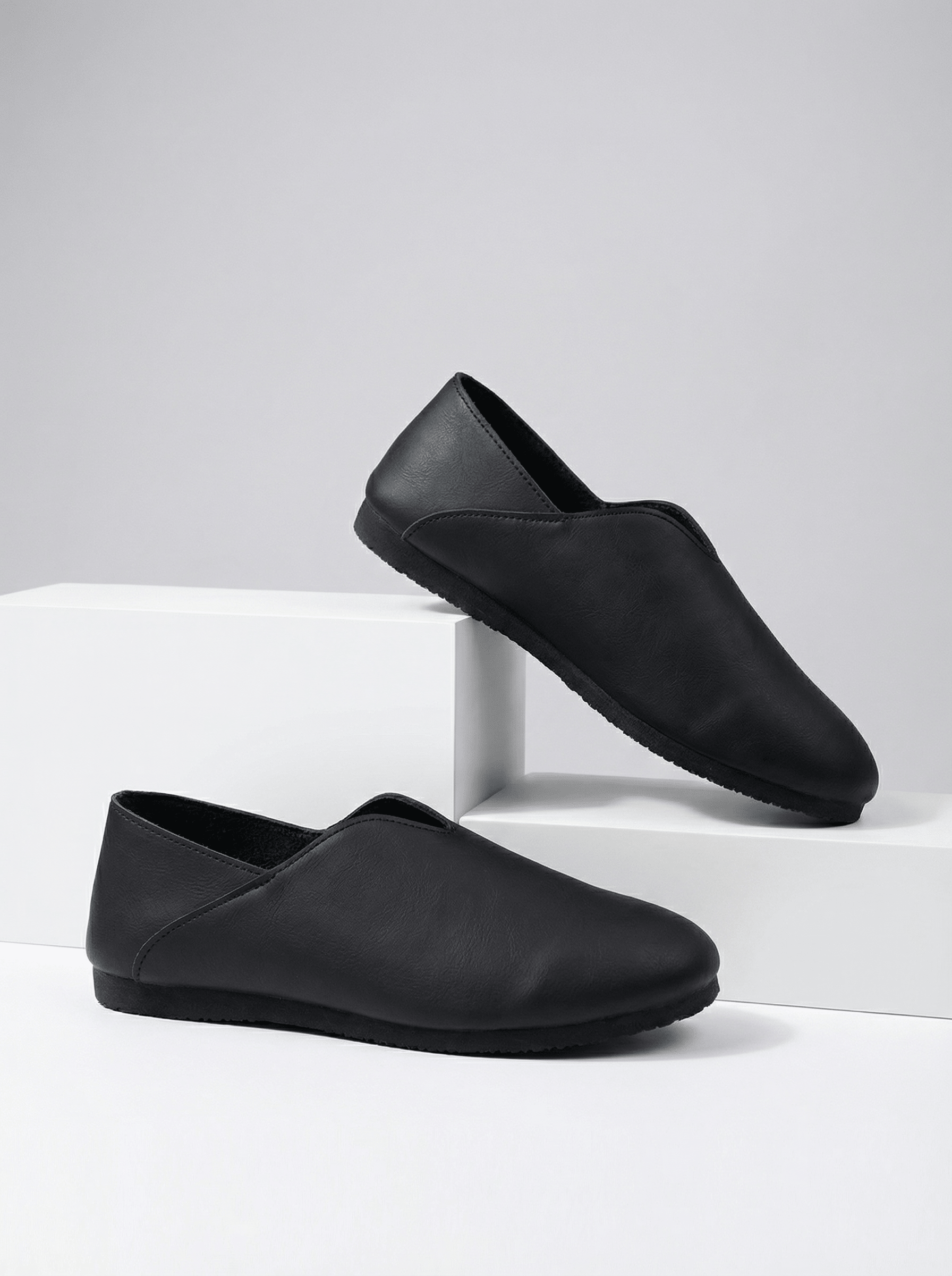 Nawabi Pakistani Punjabi Shoe - BlackBole