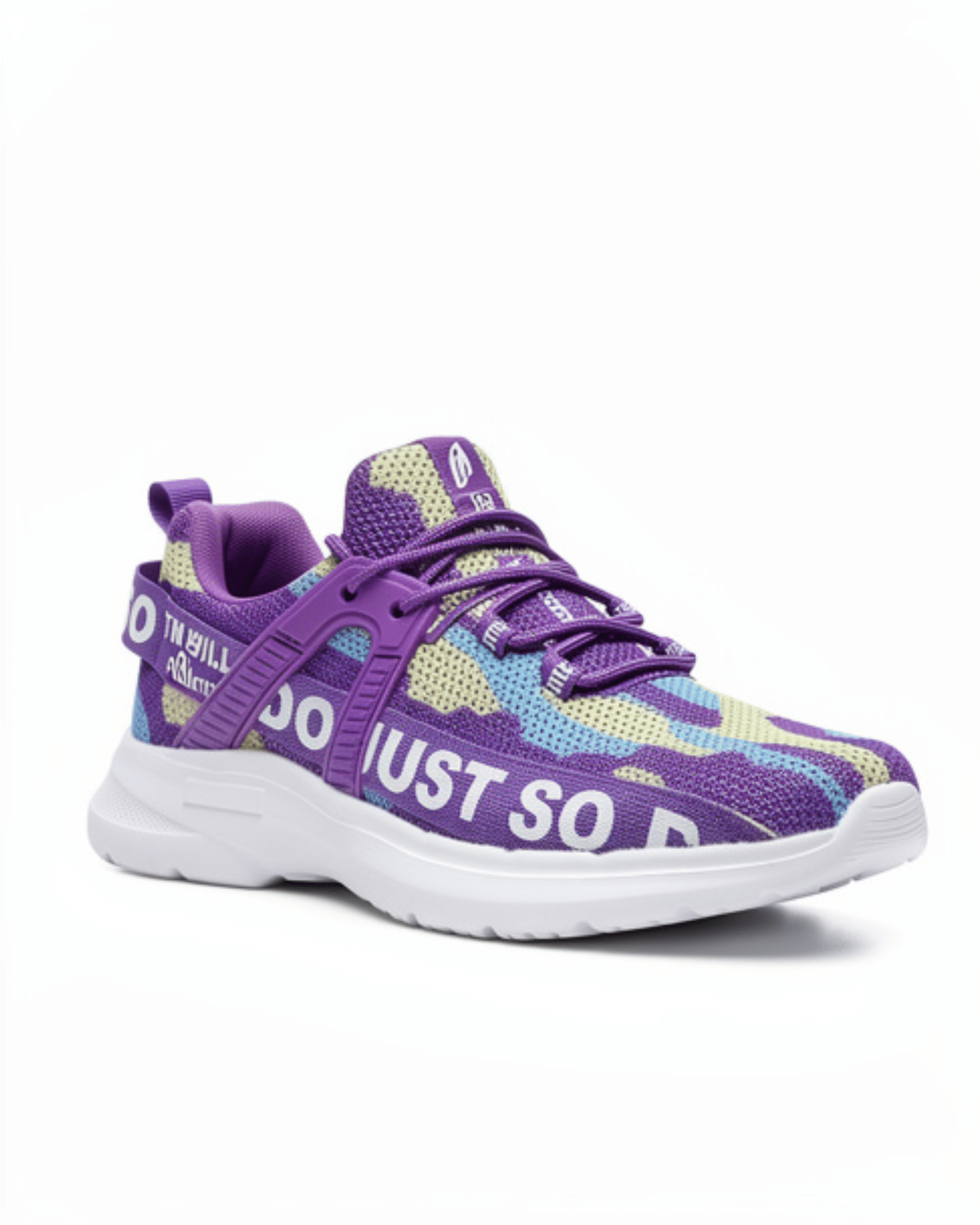 Neon Wave Lightweight Sneakers - BlackBole