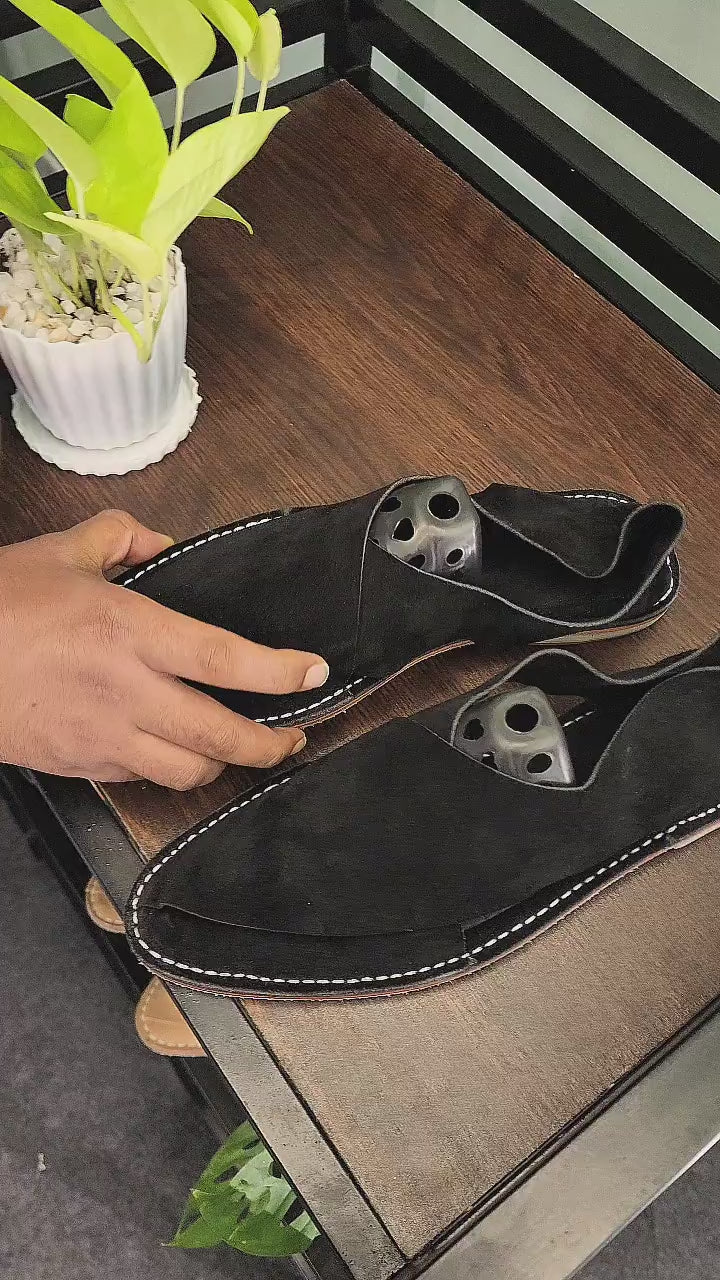 Jacques Solovière Biarritz Handcrafted Sandal - Black