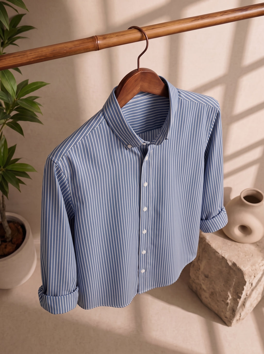 Azure Classic Stripe Shirt