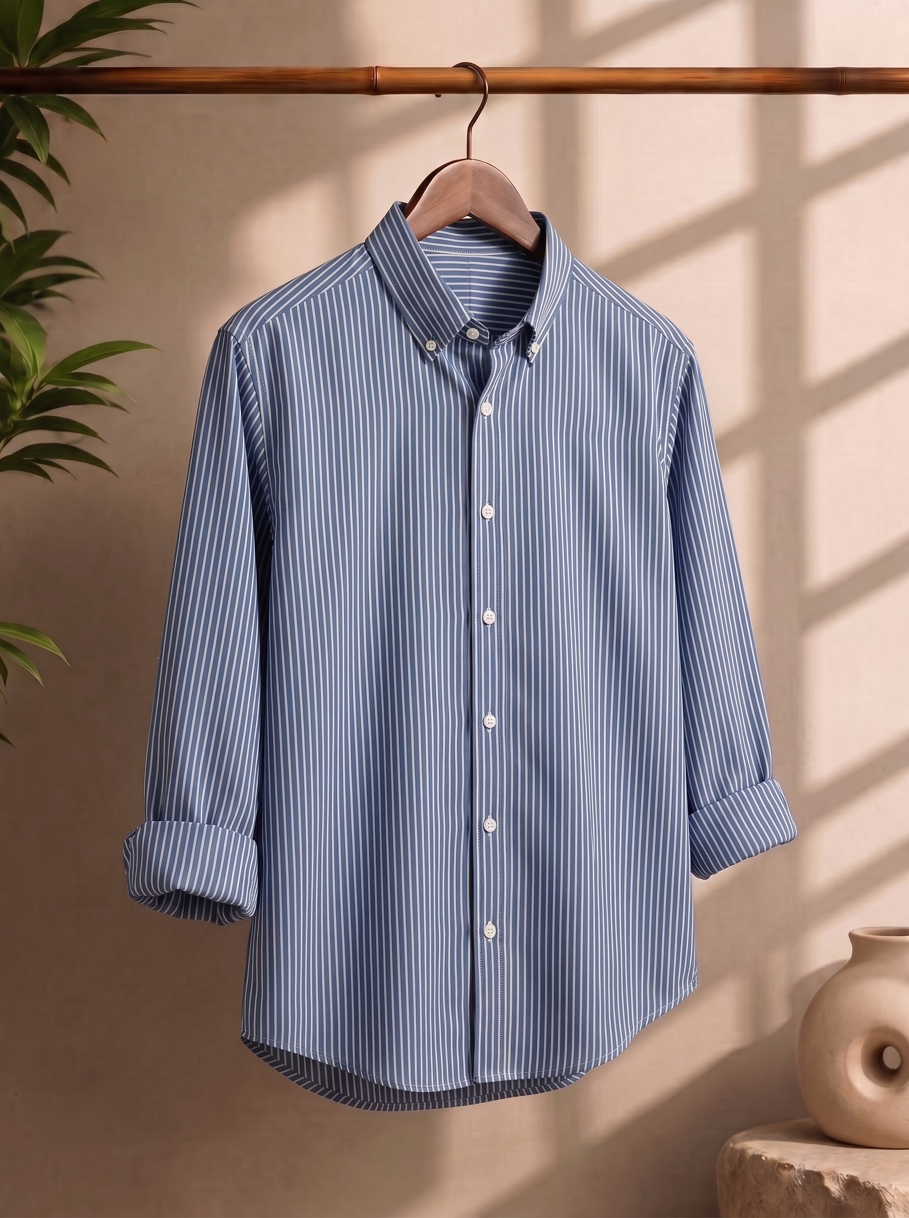 Azure Classic Stripe Shirt