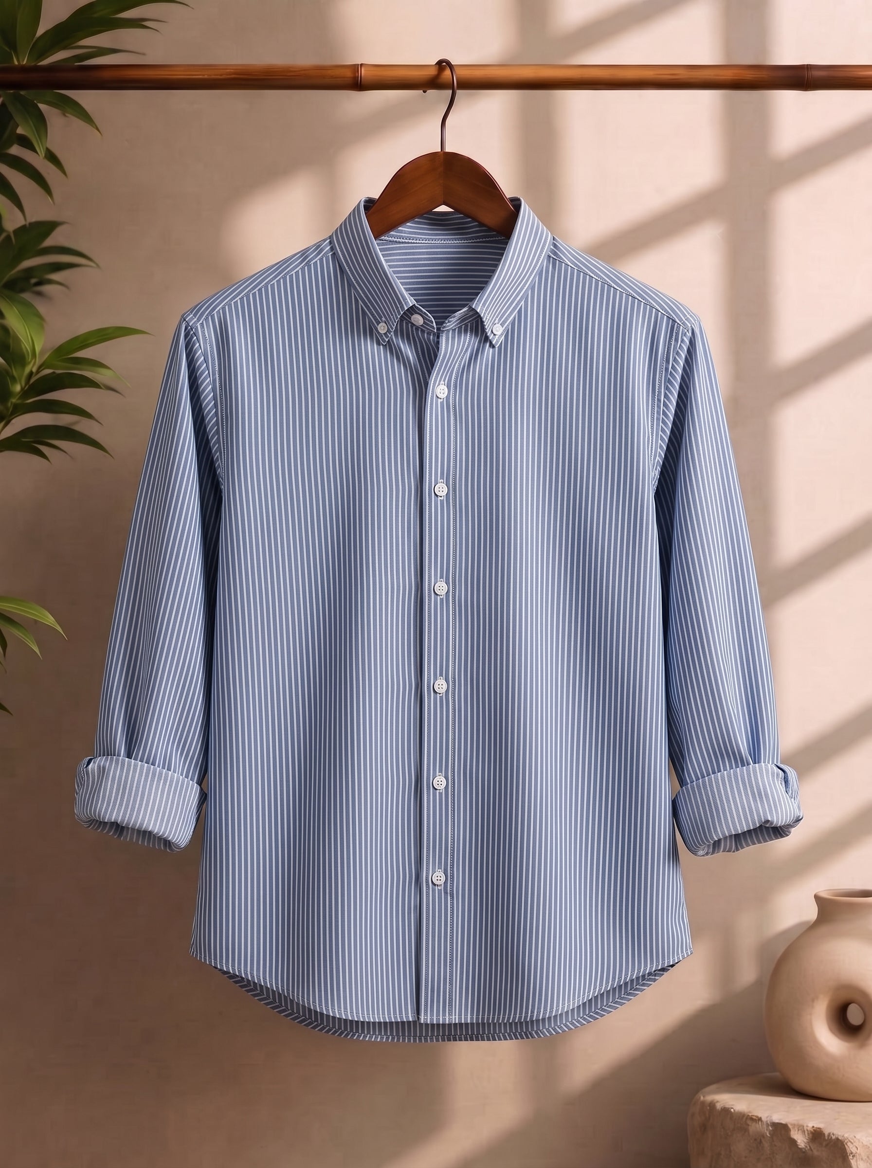 Azure Classic Stripe Shirt