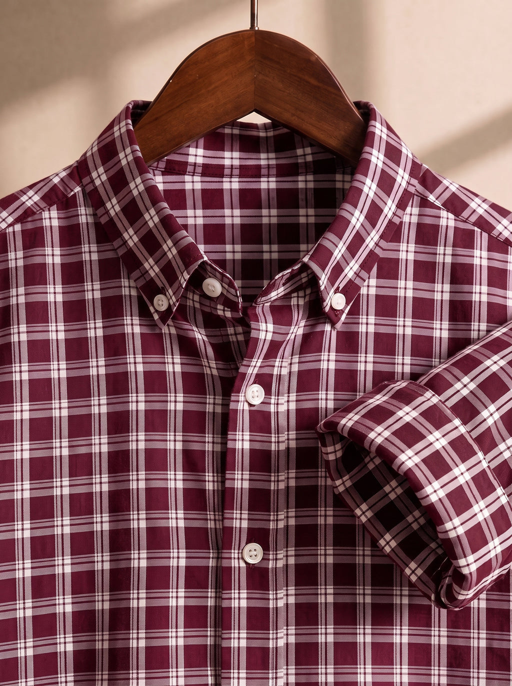 Merlot Heritage Check Shirt