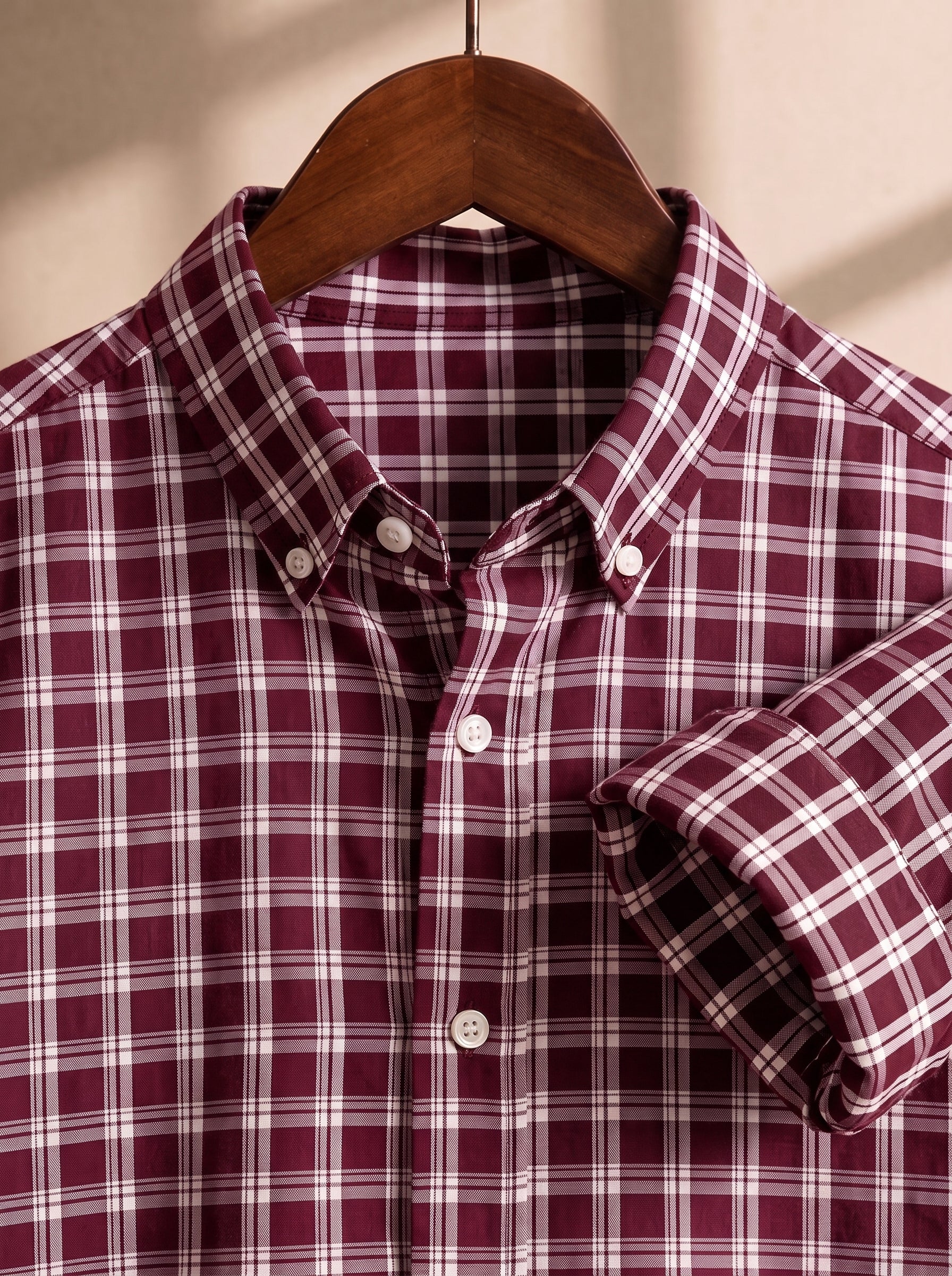 Merlot Heritage Check Shirt