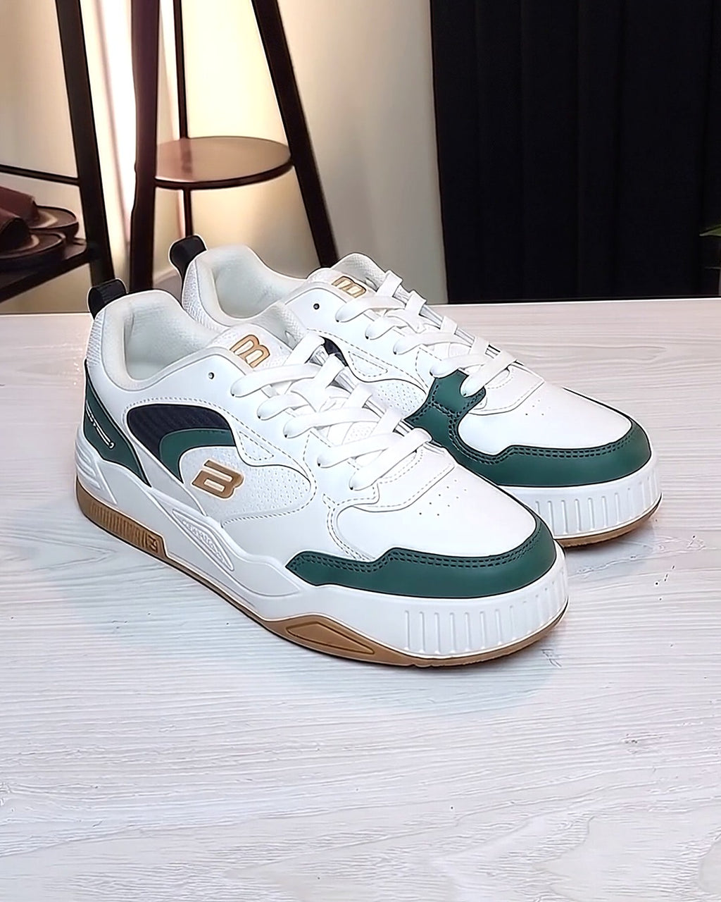 BlackBole Street Sneaker Forest Green pair