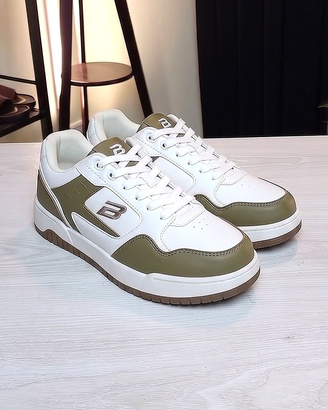 BlackBole Street Sneaker Olive pair