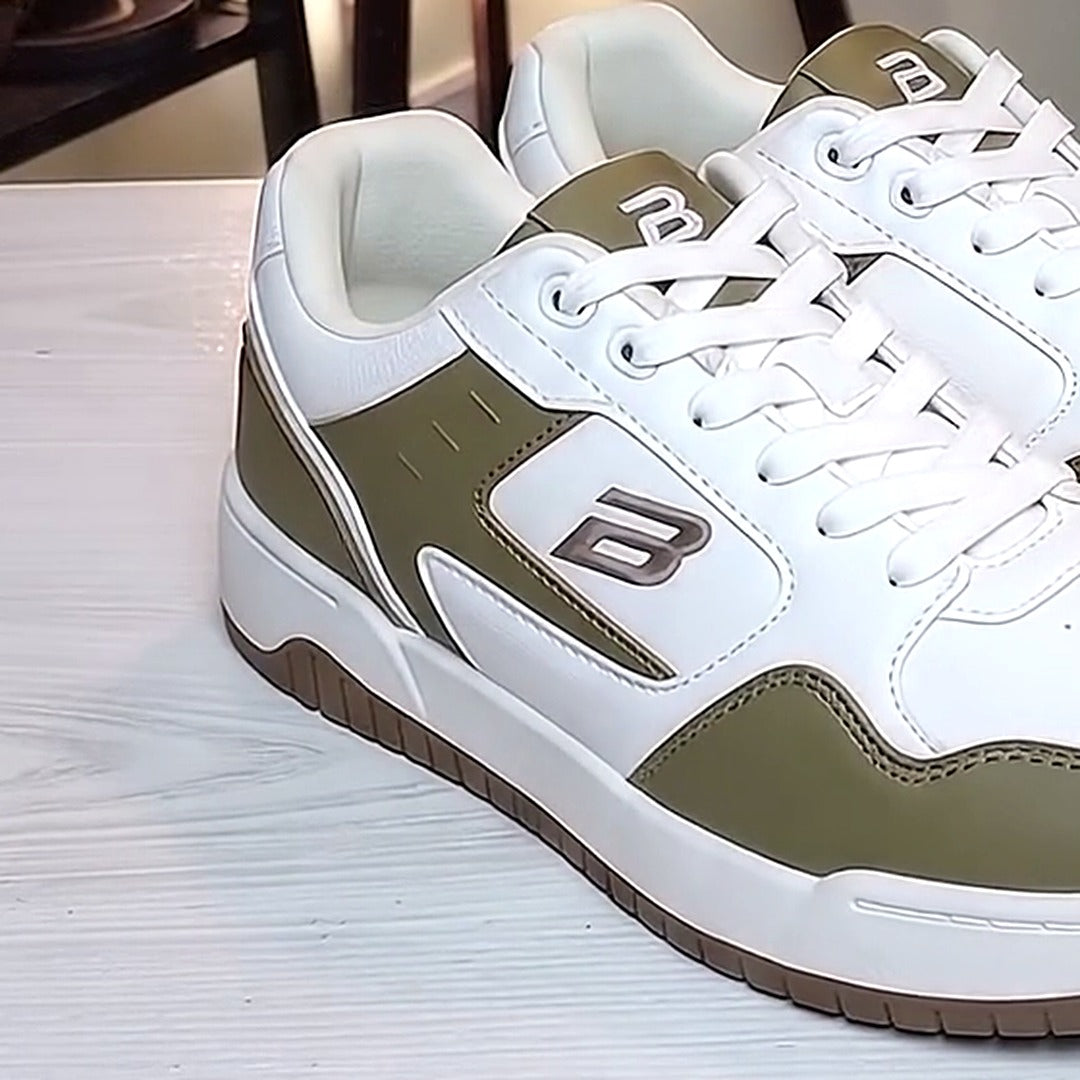 Olive sneaker side and sole