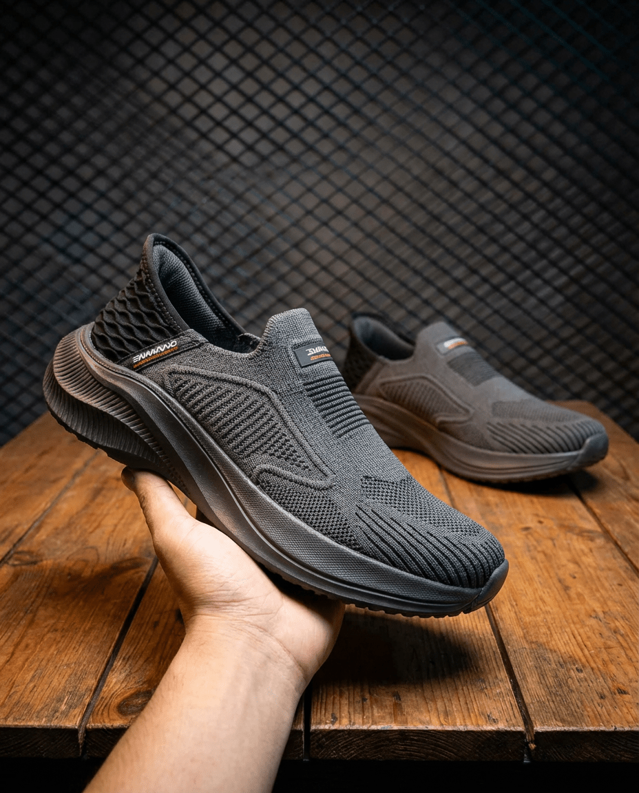 Stylish Star Runner Gym Shoes - BlackBole
