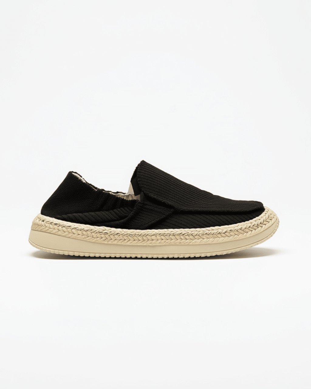 Urban Grove – Relaxed Fit Corduroy Sneakers - BlackBole