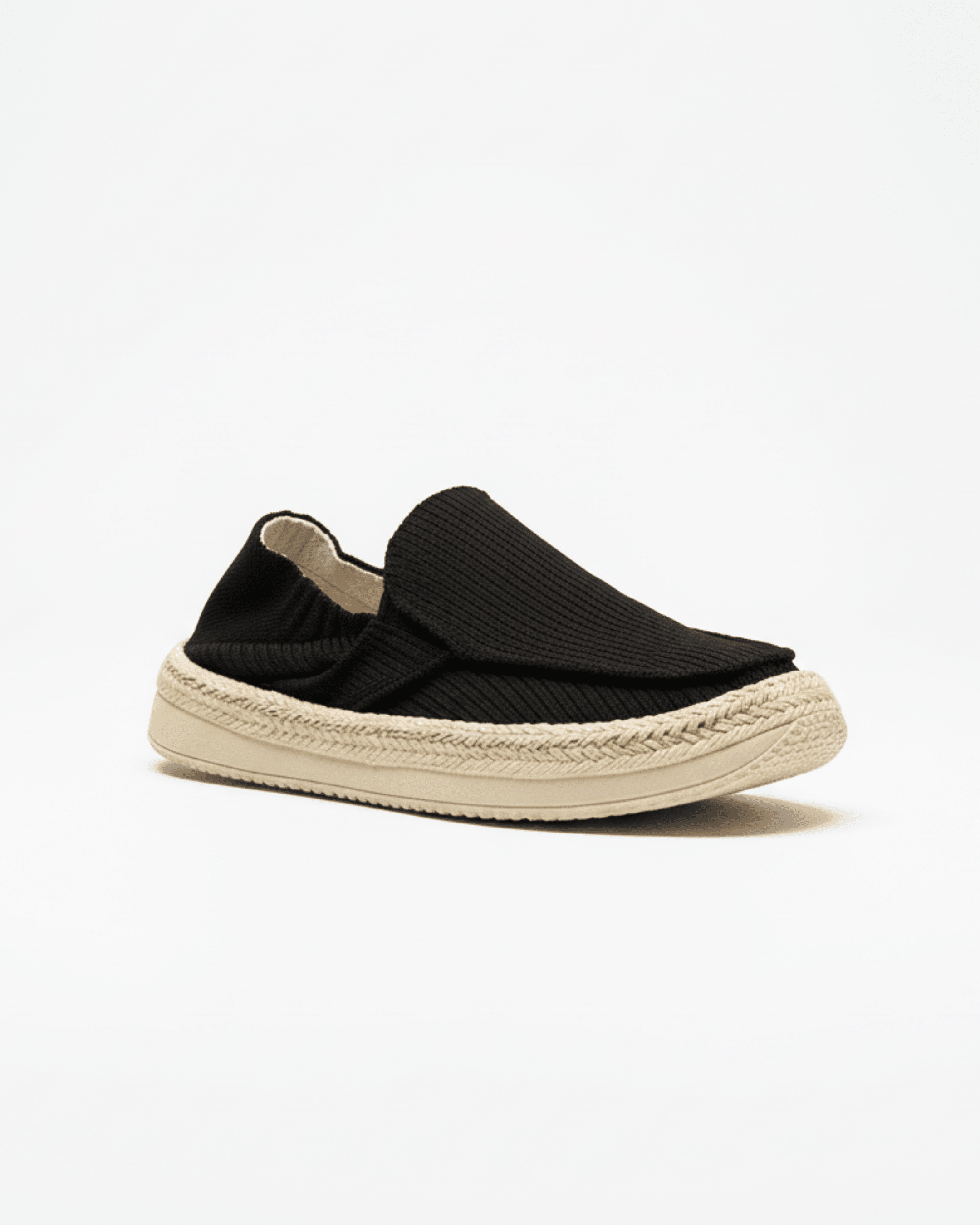 Urban Grove – Relaxed Fit Corduroy Sneakers - BlackBole