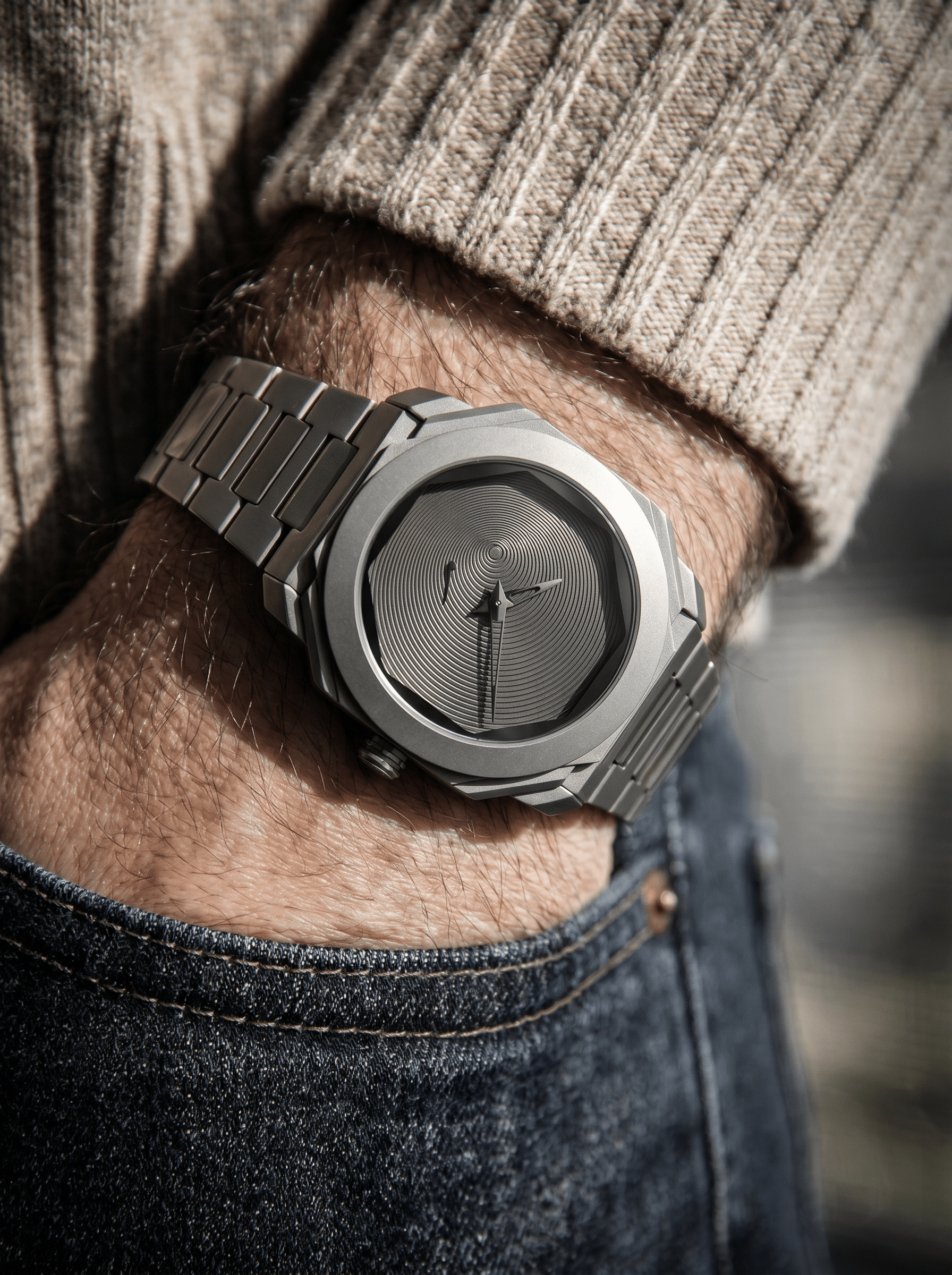 Veltrix Orbit – Premium Stainless Steel Quartz Watch - BlackBole
